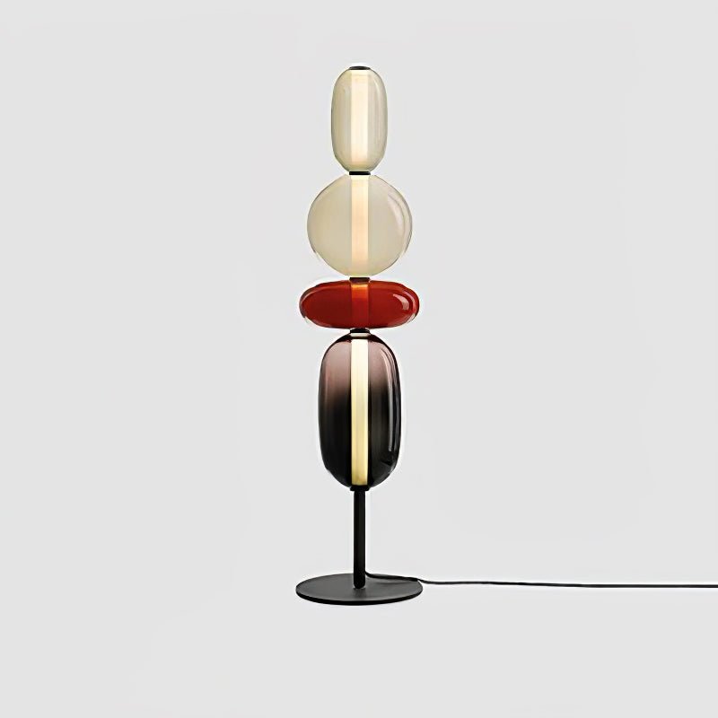 Floor Lamp Metal Glass Acrylic 51.2 in Adjustable Indoor Living Room Lighting Modern Home Decor | Thomler
