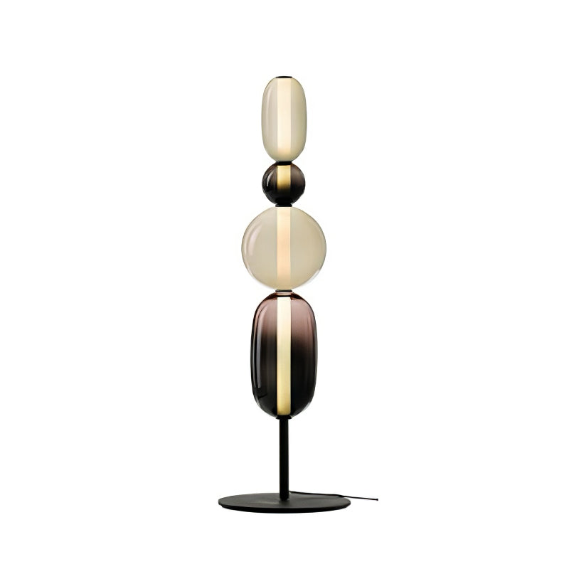Floor Lamp Metal Glass Acrylic 51.2 in Adjustable Indoor Living Room Lighting Modern Home Decor | Thomler