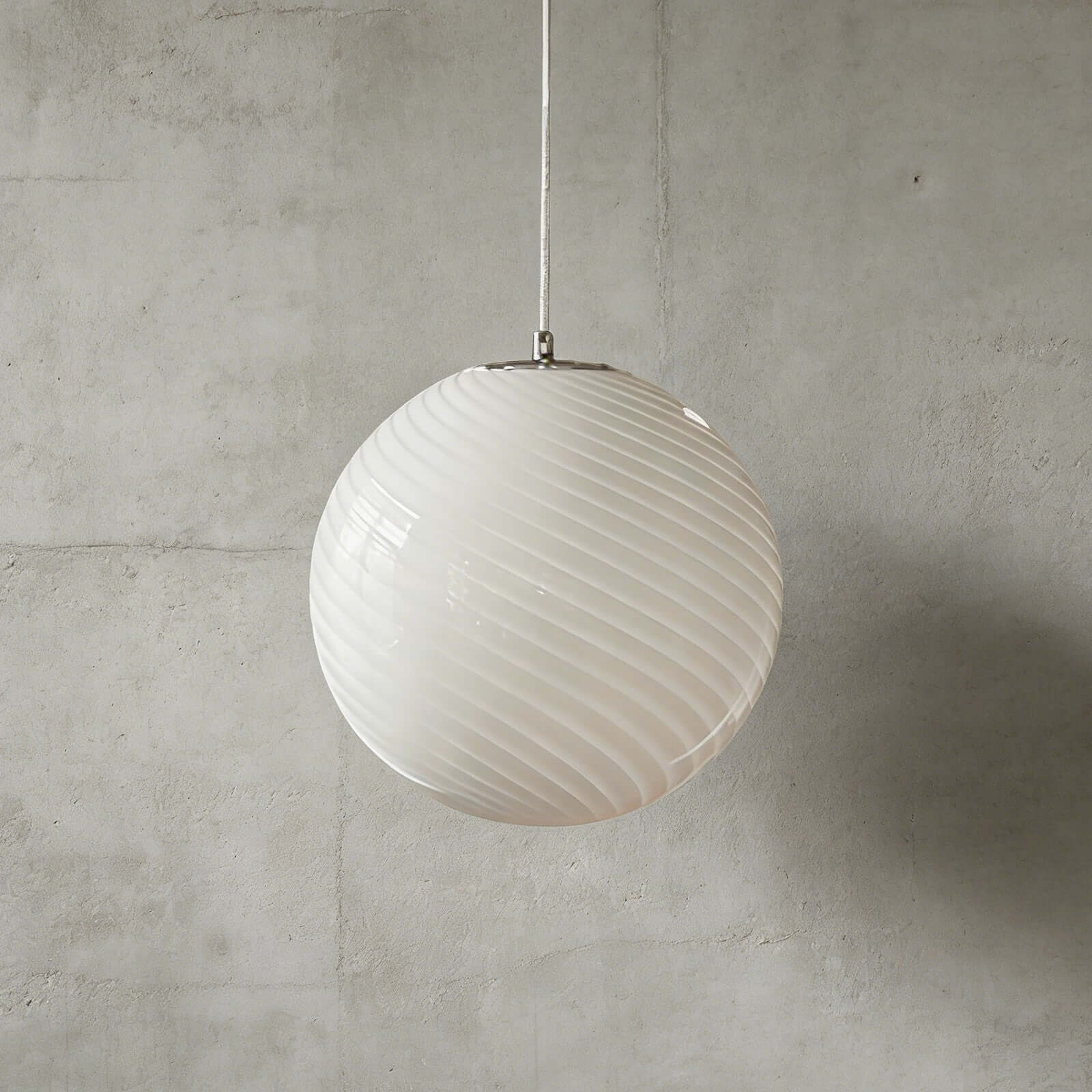 Pendant Light Glass Sphere 11.8 in Milk Honey Kitchen Island Hanging Ceiling Lamp Modern Dining Room Lighting Fixture | Thomler