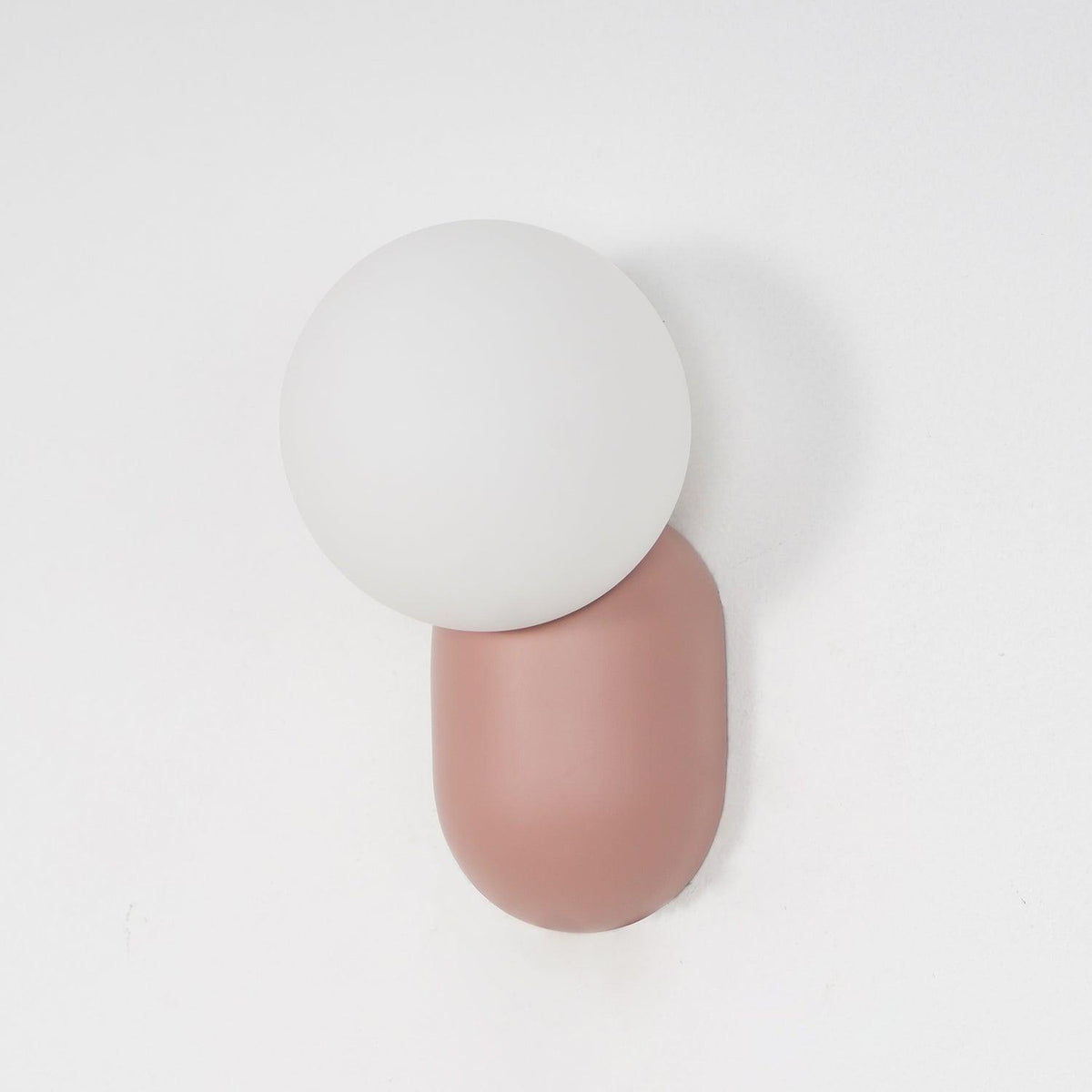 Orb Brass Wall Light with Resin Globe Shade – Modern Minimalist Sconce for Bedroom, Bath & Hallway | Thomler
