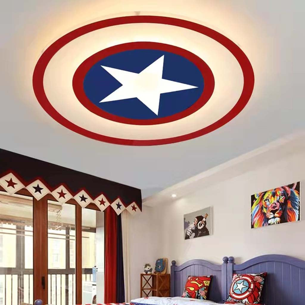 Ceiling Light Iron 20.5 in Adjustable LED Kids Bedroom Flush Mount Decorative Lamp | Thomler