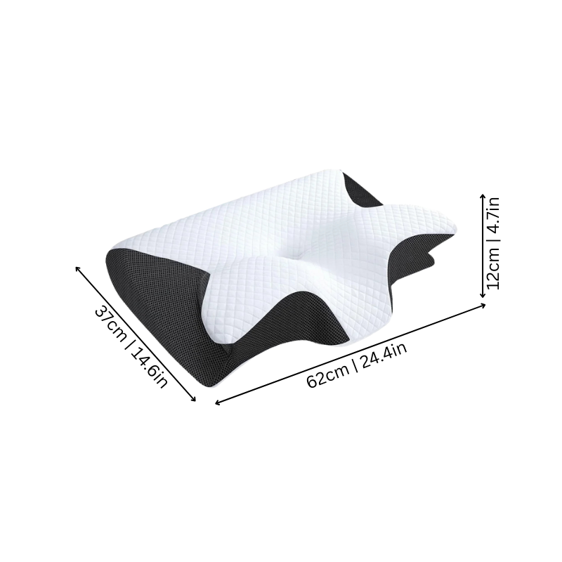 Ergonomic Memory Foam Pillow for Side Sleepers – Neck Support Contour Pillow for Better Sleep & Pain Relief | Thomler