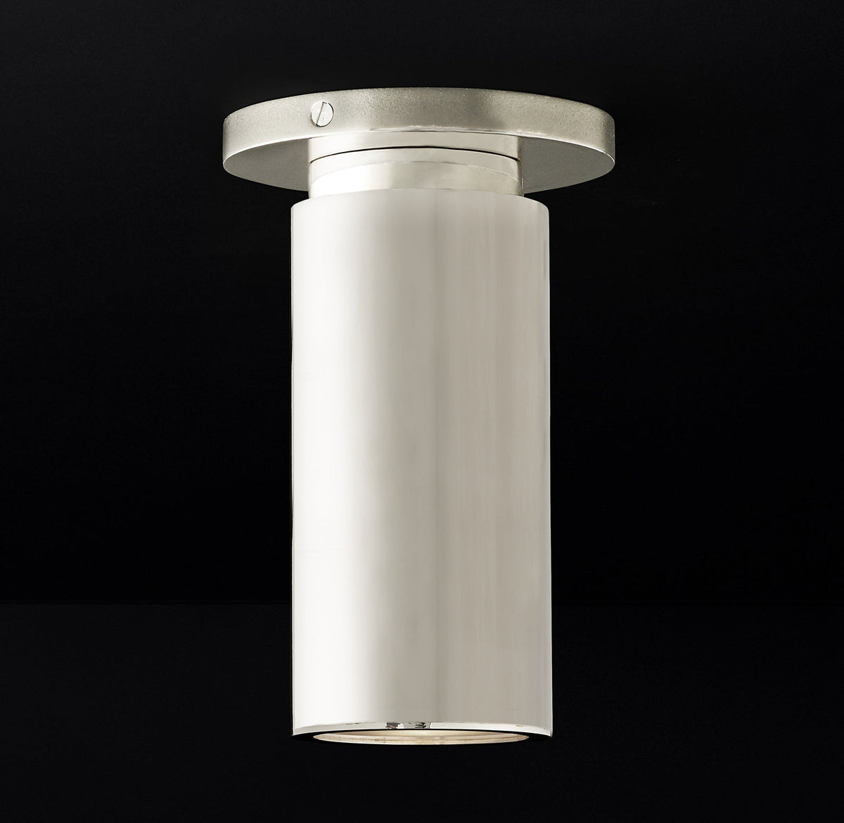 Compact Ceiling Mount Light Fixture Brass Construction Dimmable GU10 Socket Damp Rated for Bathroom Hallway Entry Closet Kitchen | Thomler