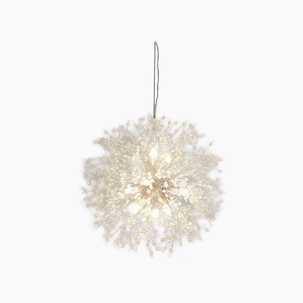 Chandelier Metal Crystal 23.6 in Adjustable Living Room Dining Foyer Ceiling Light Modern Nordic Style | Thomler