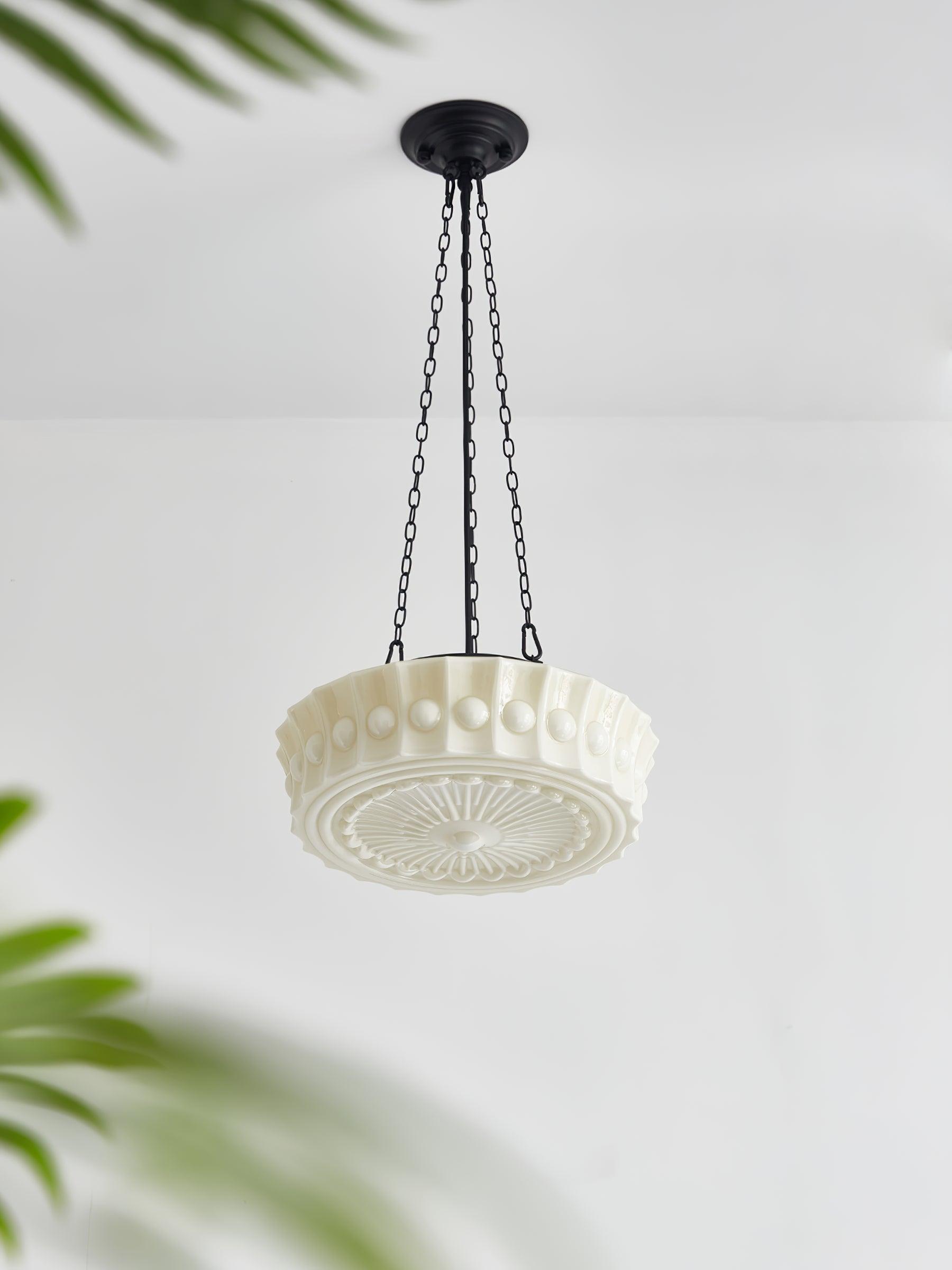 Hanging Ceiling Fixture with Dome Shade and Height-Adjustable Suspension for Kitchen Islands, Breakfast Nooks, Dining Spaces | Thomler