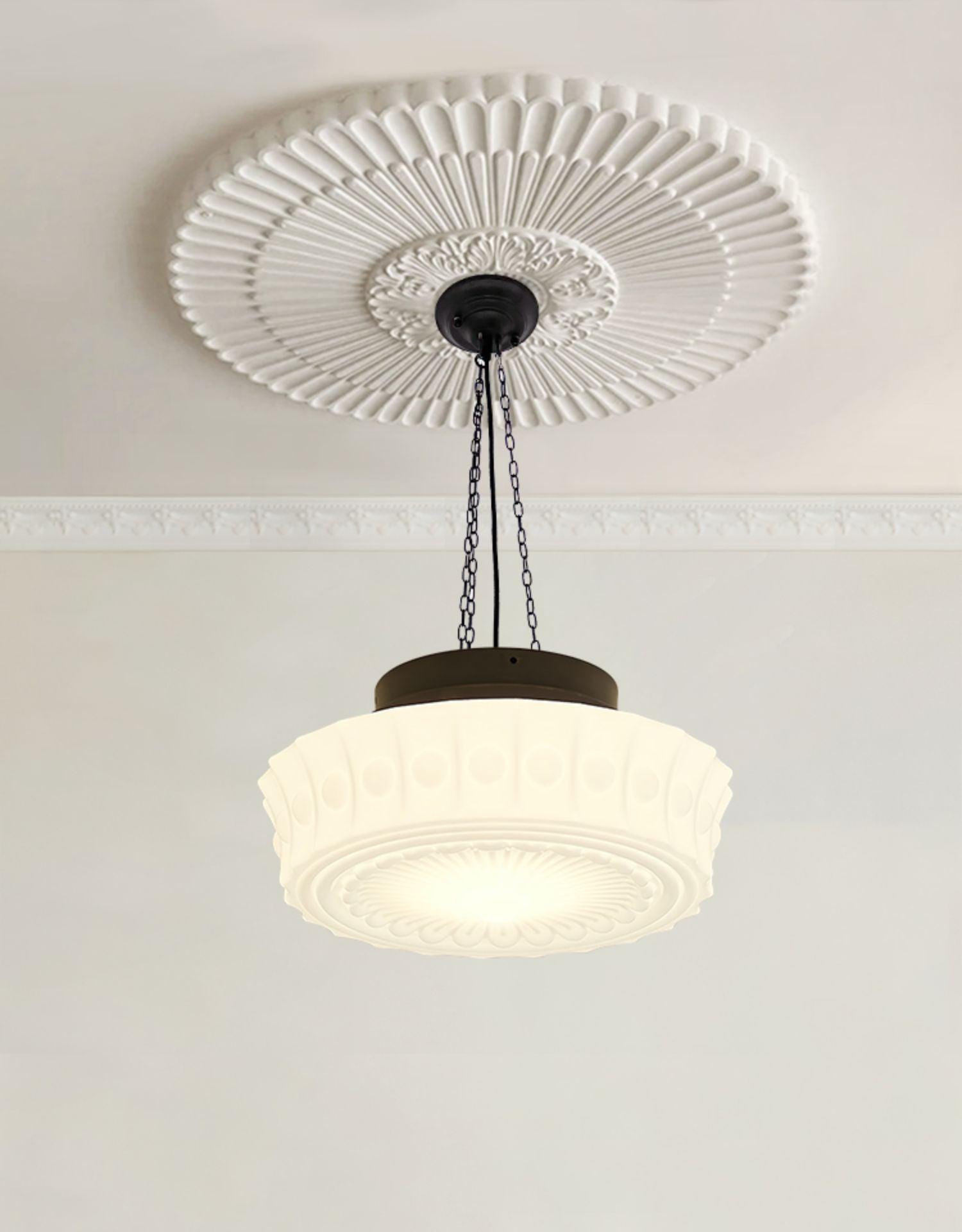 Hanging Ceiling Fixture with Dome Shade and Height-Adjustable Suspension for Kitchen Islands, Breakfast Nooks, Dining Spaces | Thomler