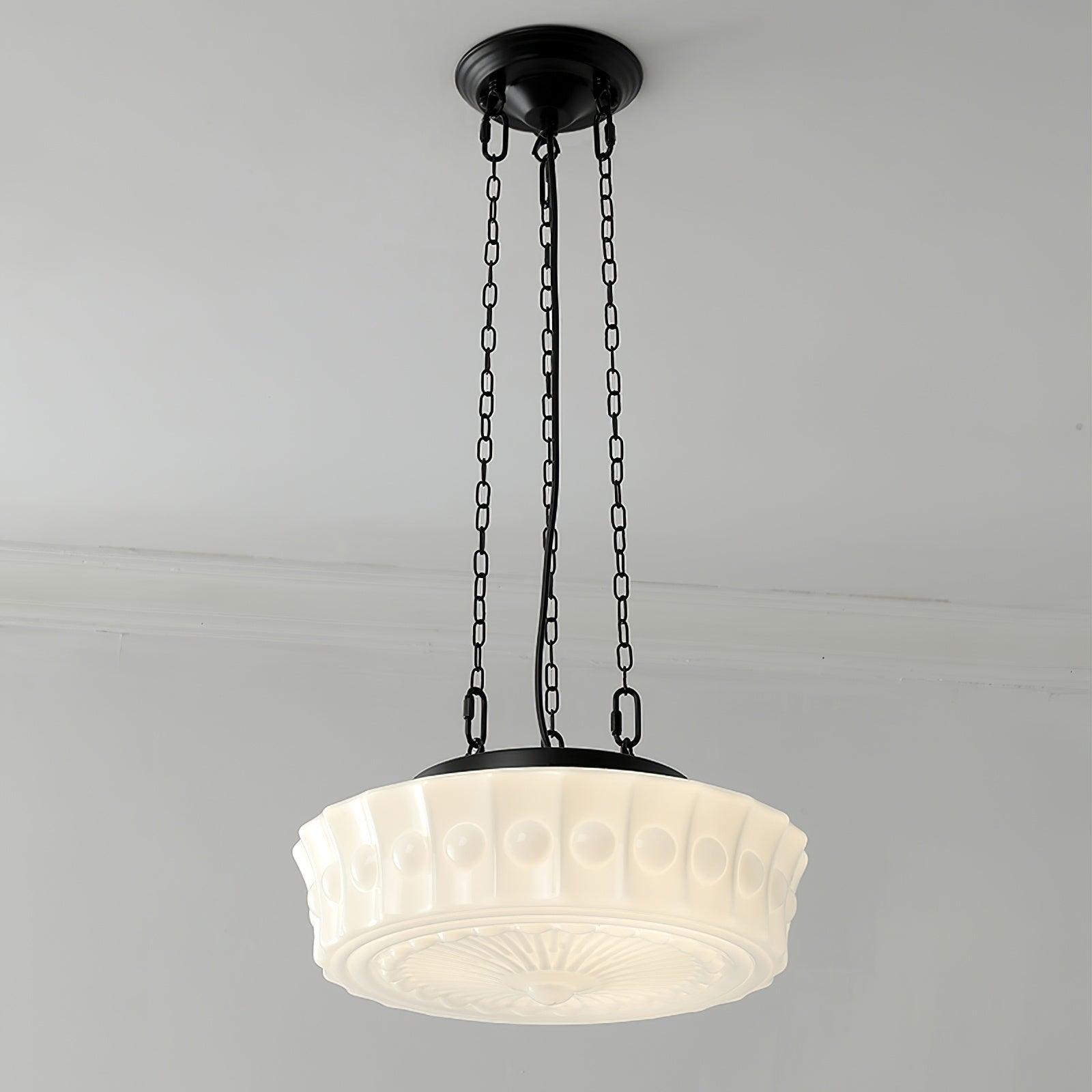 Hanging Ceiling Fixture with Dome Shade and Height-Adjustable Suspension for Kitchen Islands, Breakfast Nooks, Dining Spaces | Thomler