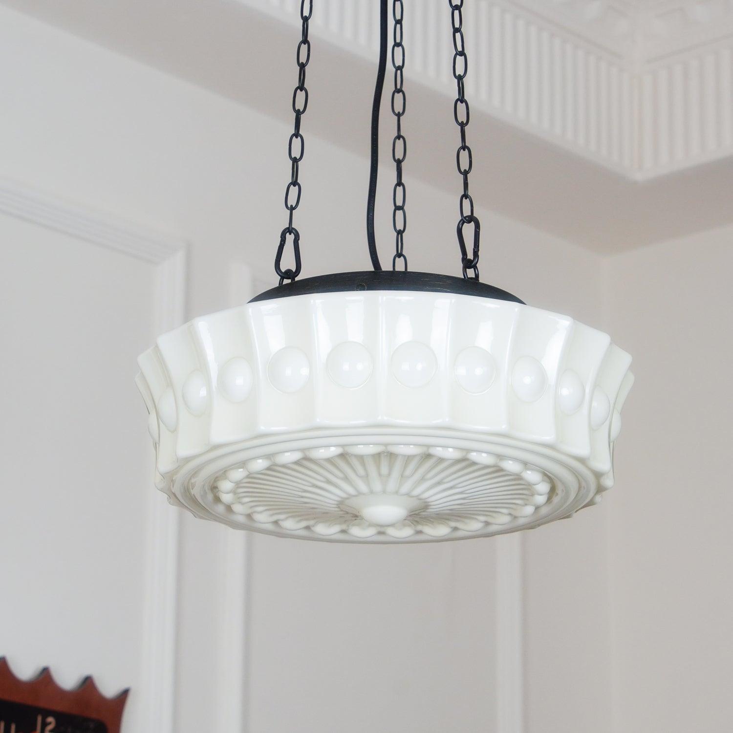 Hanging Ceiling Fixture with Dome Shade and Height-Adjustable Suspension for Kitchen Islands, Breakfast Nooks, Dining Spaces | Thomler