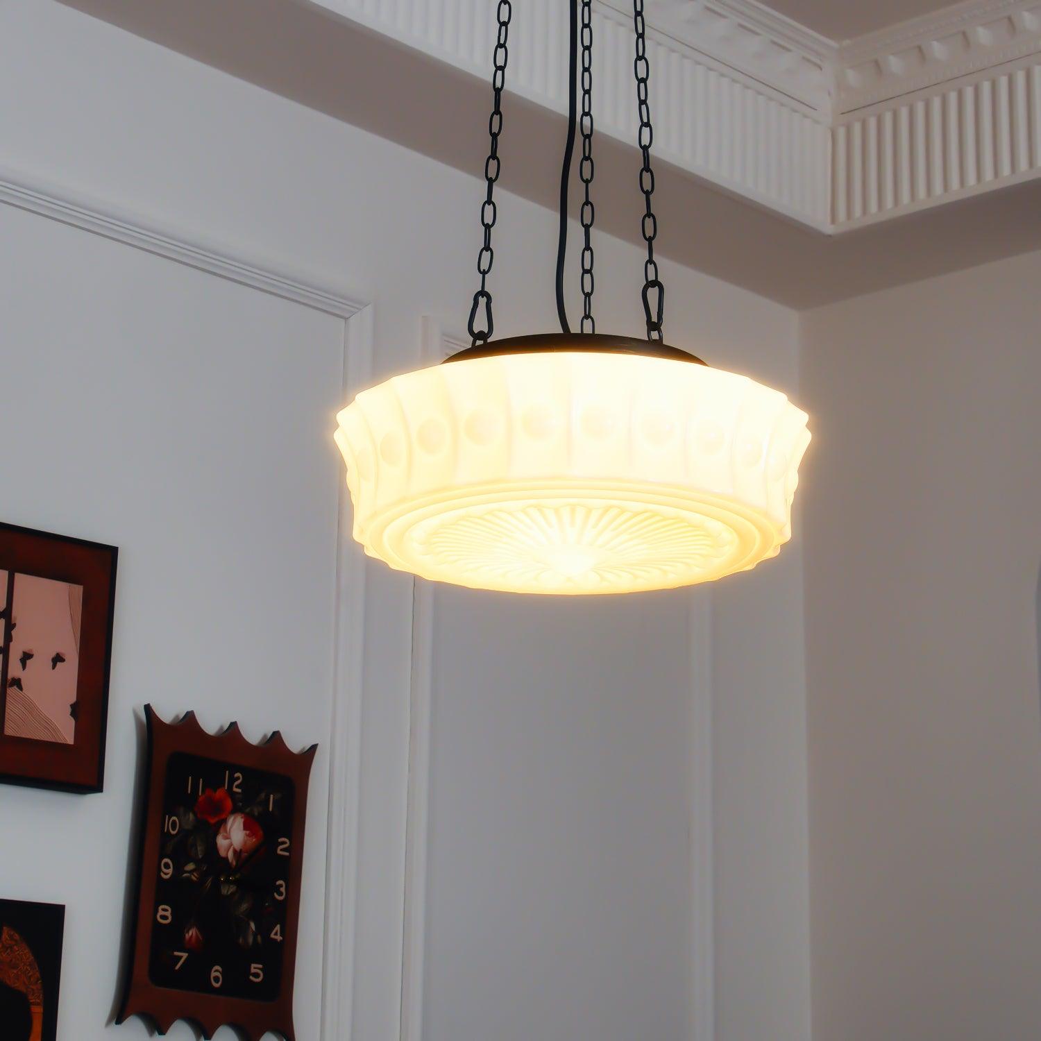 Hanging Ceiling Fixture with Dome Shade and Height-Adjustable Suspension for Kitchen Islands, Breakfast Nooks, Dining Spaces | Thomler