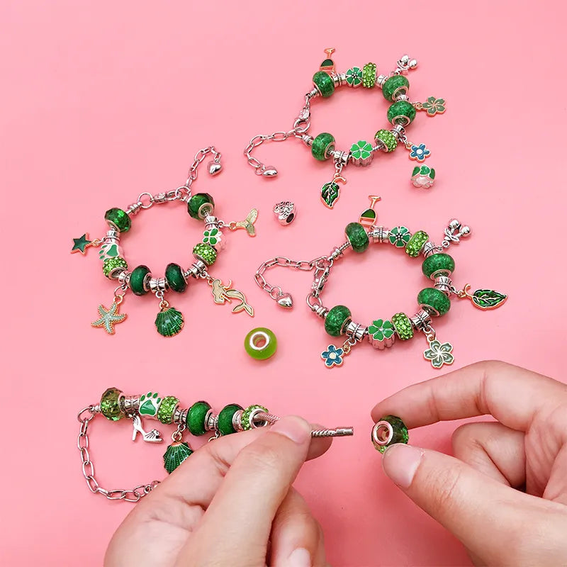 DIY Bracelet Making Kit for Kids – Creative Jewelry Craft Set with Beads & Charms | Thomler
