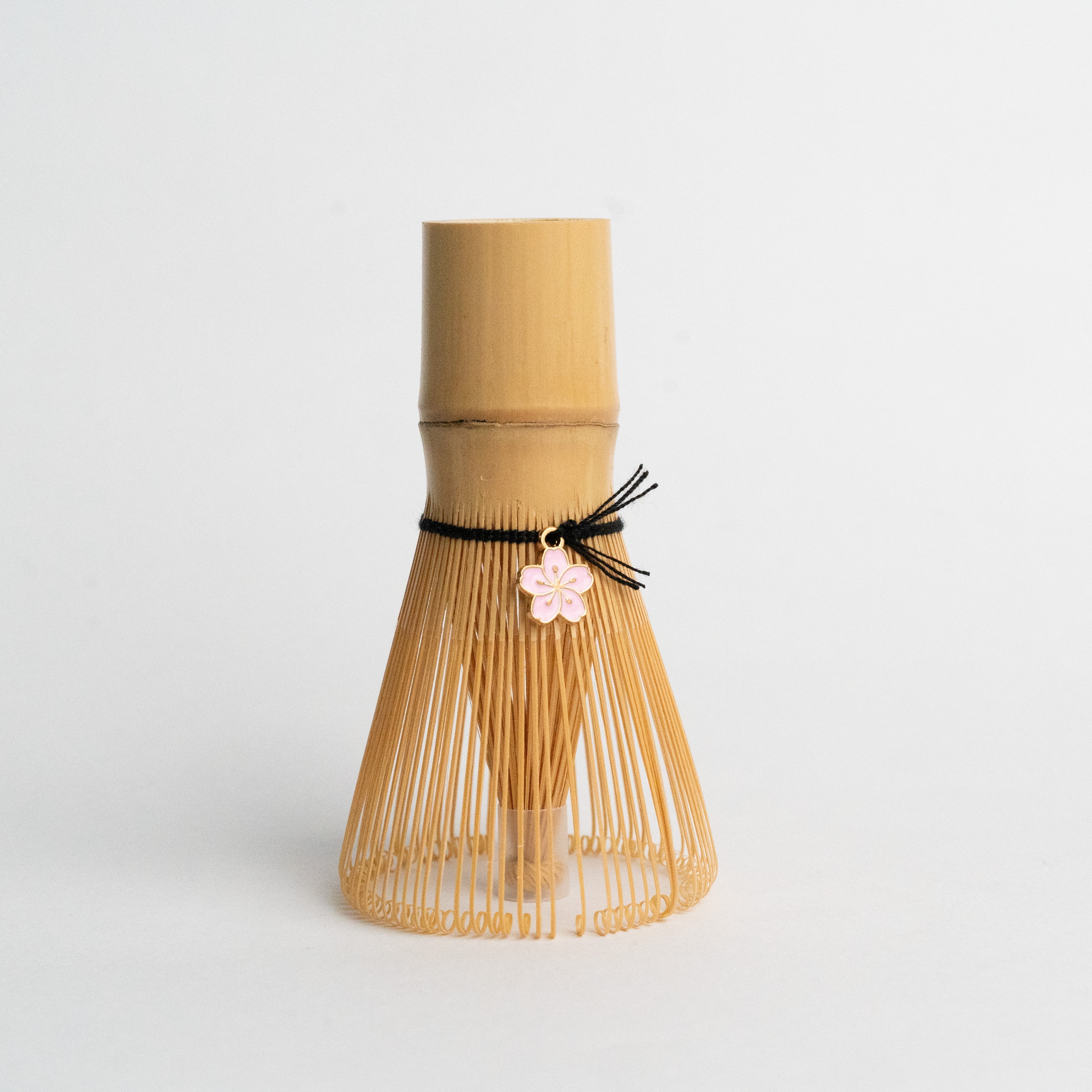 Matcha Whisk Bamboo 100 Tines Tea Preparation Japanese Ceremony Chasen Traditional Green Tea Mixing Tool Sakura Ornament | Thomler