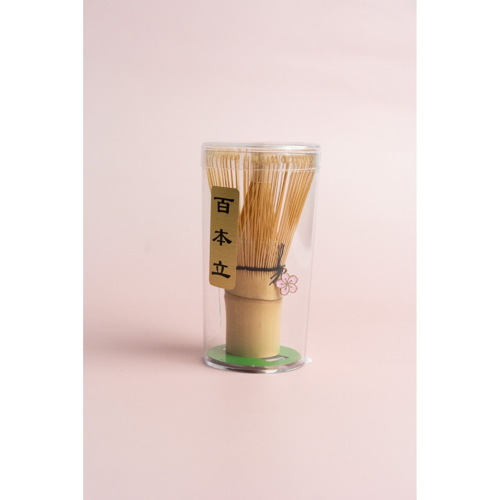 Matcha Whisk Bamboo 100 Tines Tea Preparation Japanese Ceremony Chasen Traditional Green Tea Mixing Tool Sakura Ornament | Thomler
