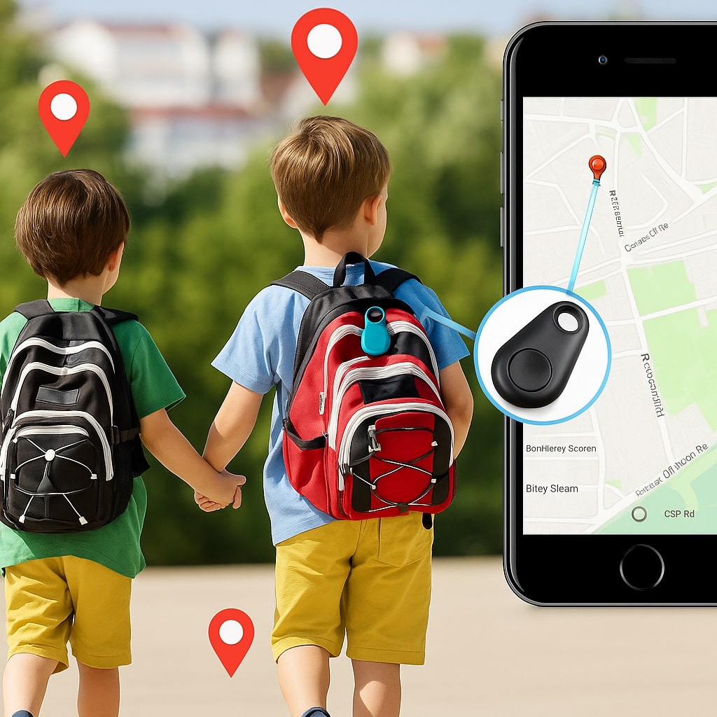GPS Tracker Compact Real Time Geofencing iOS Android Children Pets Luggage Vehicle Location Tag | Thomler