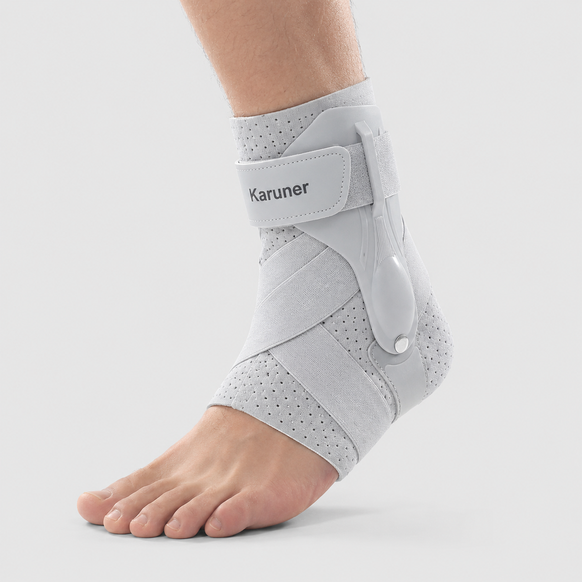 Adjustable Ankle Support Brace with Side Stabilizers for Sports Recovery and Joint Protection | Thomler