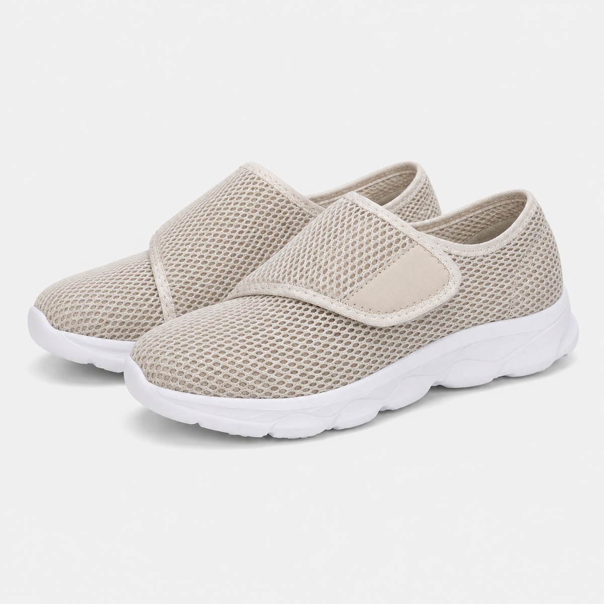 Extra-Wide Adjustable Mesh Slip-On Sneaker for Swollen Feet & Bunions – Cushioned Lightweight Walking Shoe for Men & Women | Thomler