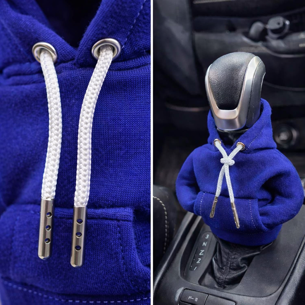 Mini Hoodie Gear Shift Cover – Playful Car Interior Accessory for Manual & Automatic Vehicles | Thomler