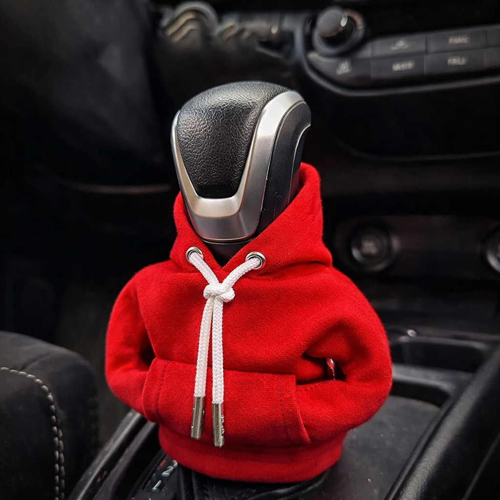 Mini Hoodie Gear Shift Cover – Playful Car Interior Accessory for Manual & Automatic Vehicles | Thomler