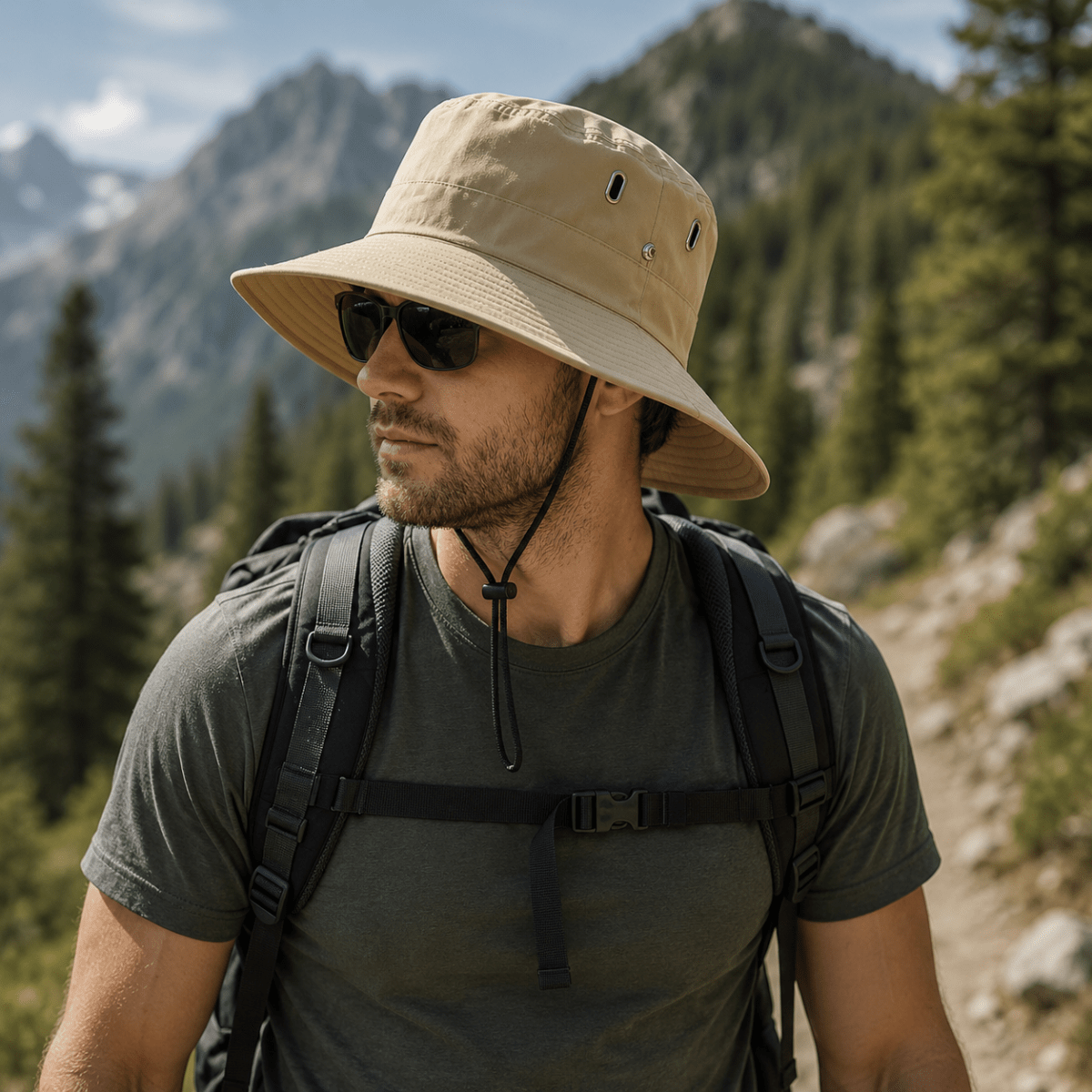 Sun Protection Adventure Hat – Breathable Outdoor Cap for Hiking Fishing & Camping Trips | Thomler