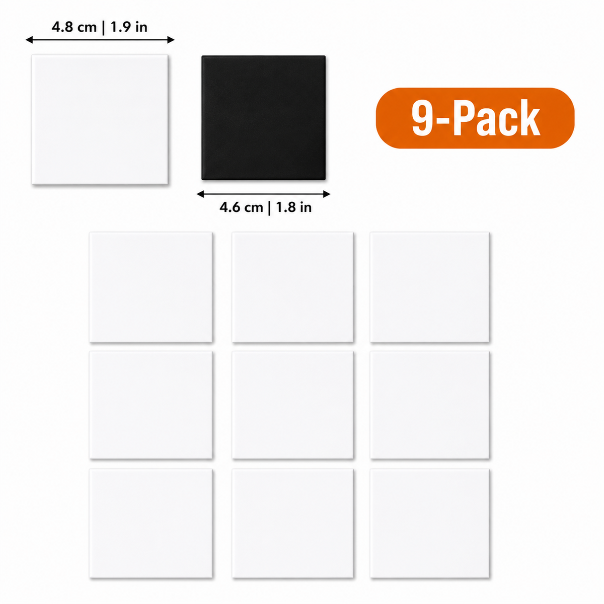 DIY Photo Fridge Magnets – Clear Acrylic Blank Magnet Set for Custom Pictures & Keepsakes – Round, Square & Rounded Edges – 9 or 16 Pack | Thomler