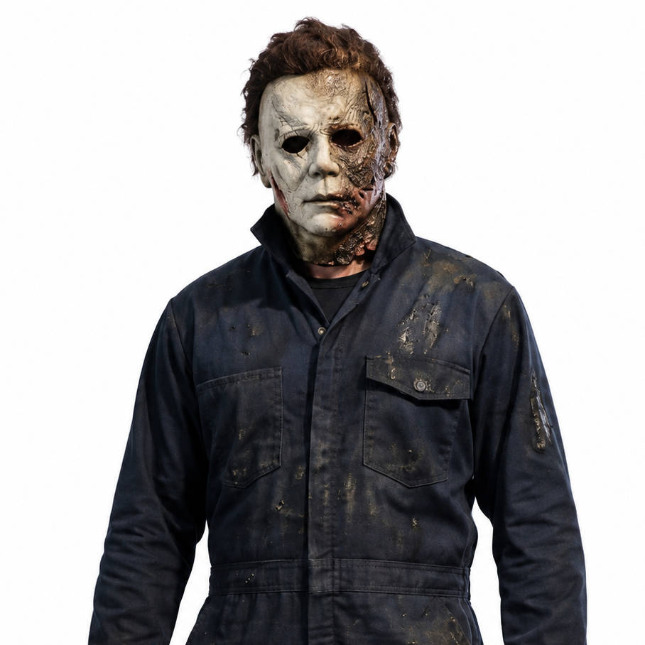 Full-Head Horror Movie Costume Mask with Synthetic Hair for Adults | Thomler