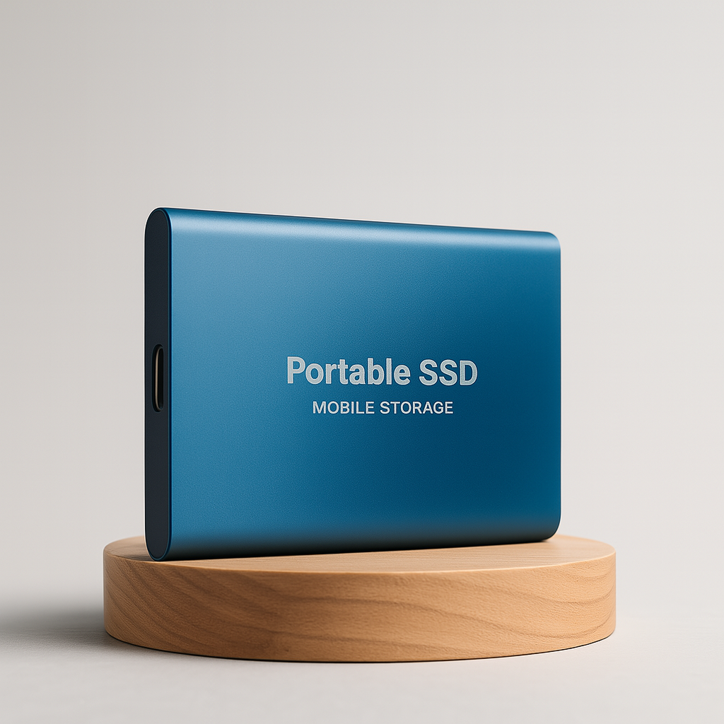 Portable SSD USB C 3.1 4TB Shock Resistant Travel Storage Drive Fast Backup Gaming Compatible | Thomler
