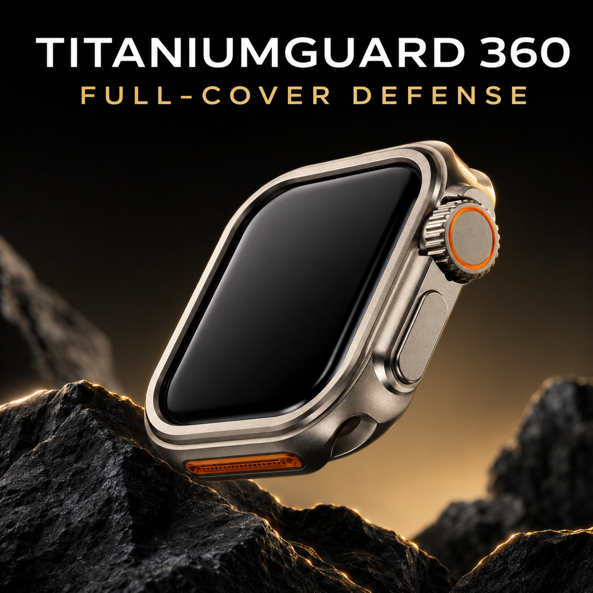 Snap-On Armor Shell for Apple Watch Series 11 & 10 – Frame Guard, Screen Edge Cover (42mm, 46mm) | Thomler
