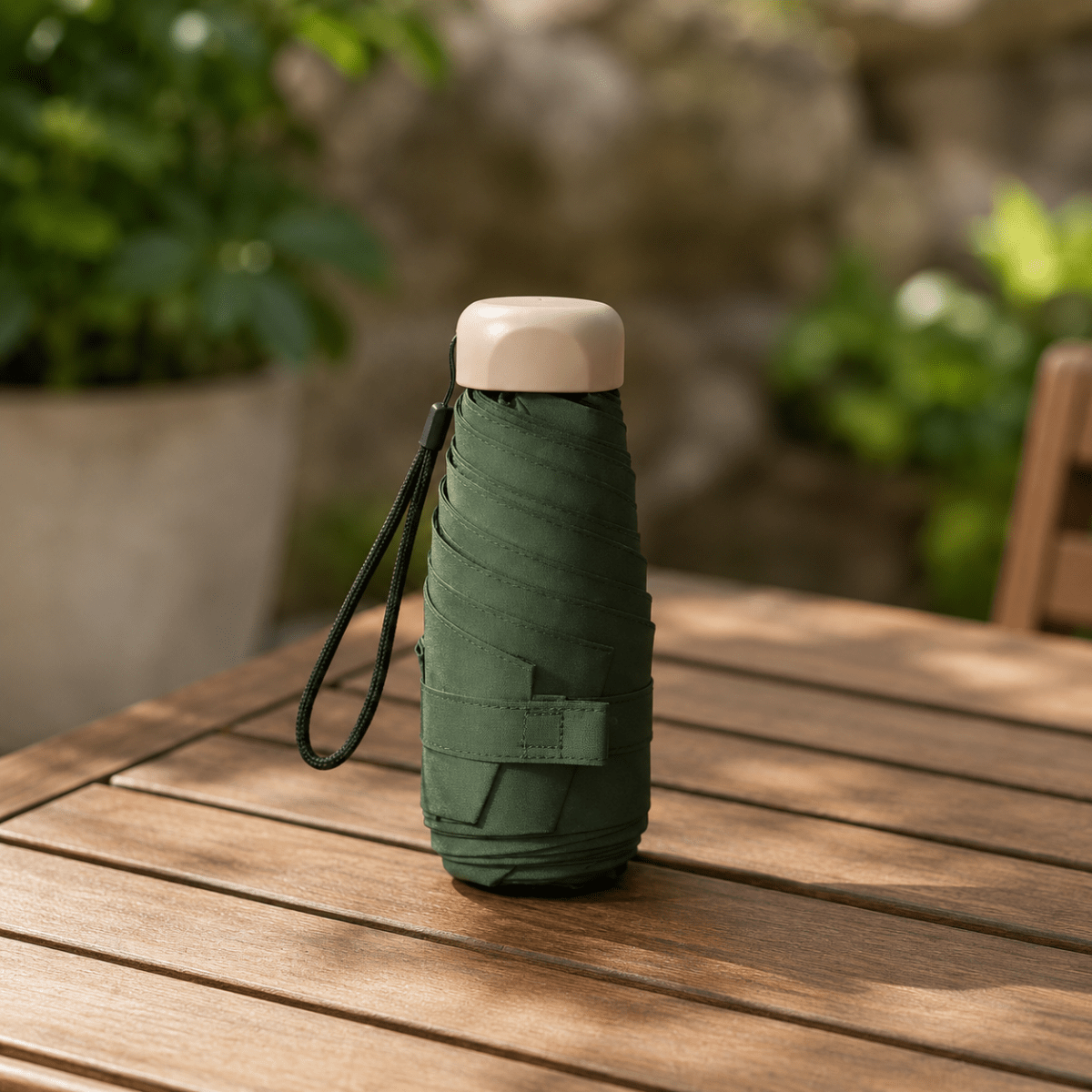 Pocket Folding Umbrella – Featherweight Rain & Sun Shield for Travel & Everyday Carry | Thomler
