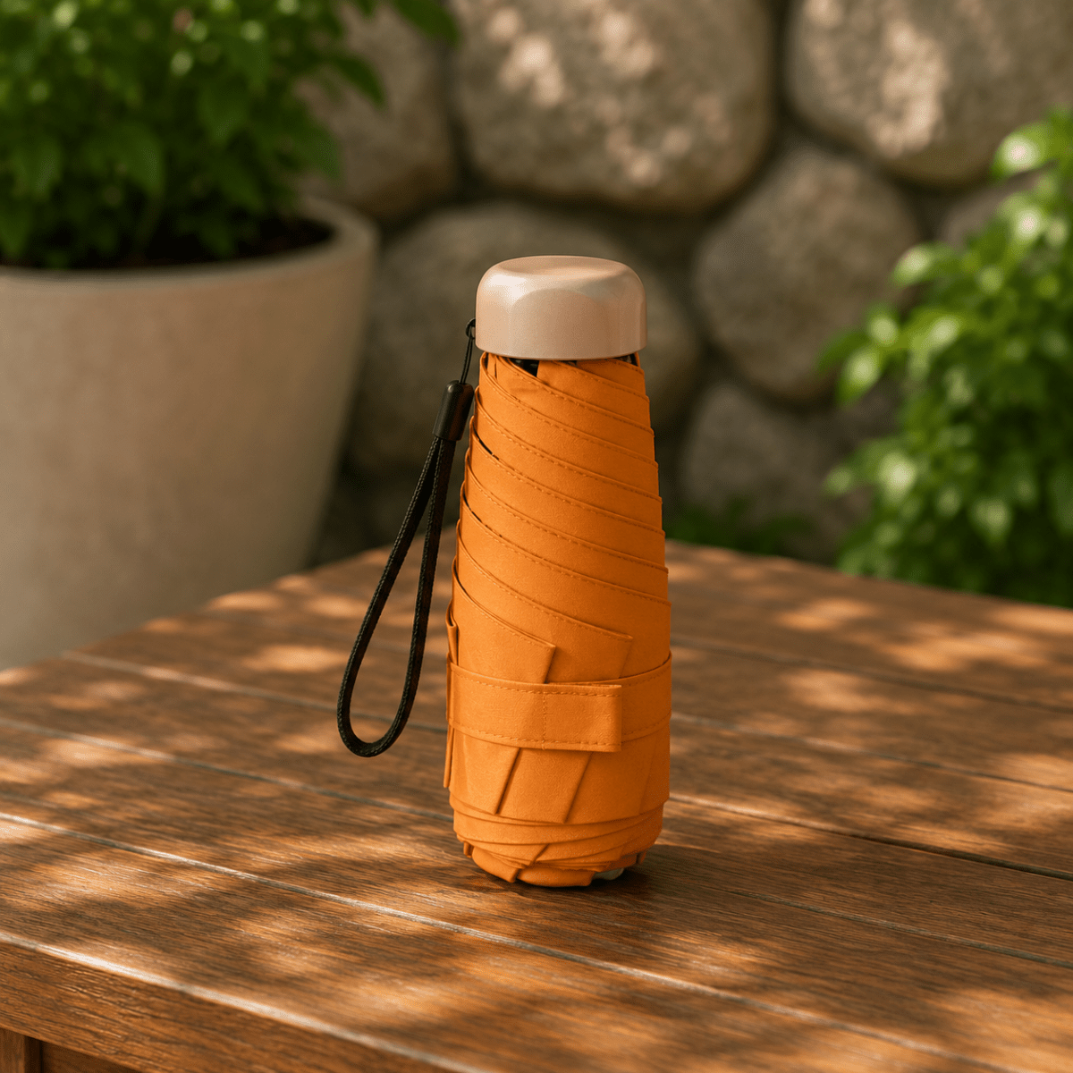 Pocket Folding Umbrella – Featherweight Rain & Sun Shield for Travel & Everyday Carry | Thomler