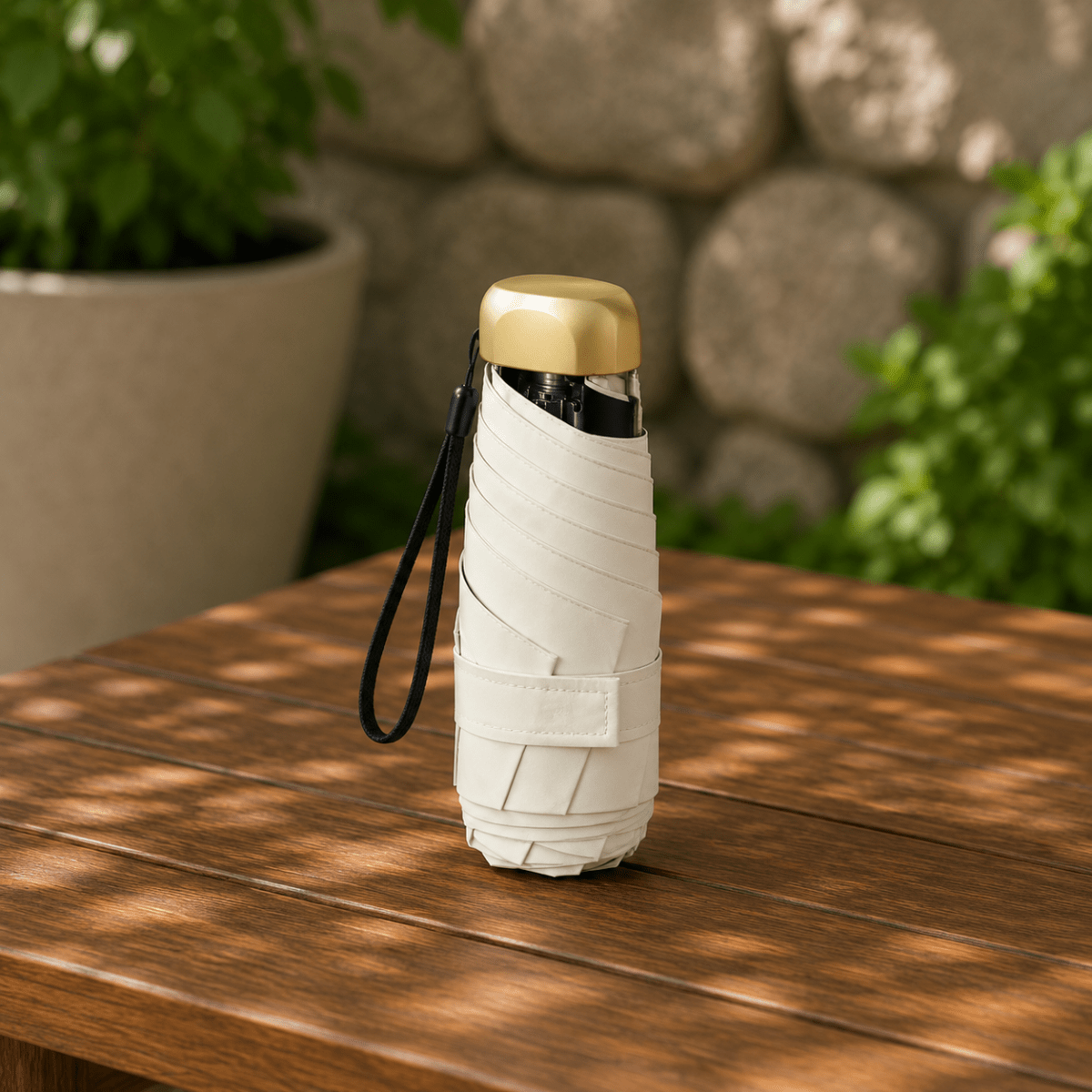 Pocket Folding Umbrella – Featherweight Rain & Sun Shield for Travel & Everyday Carry | Thomler