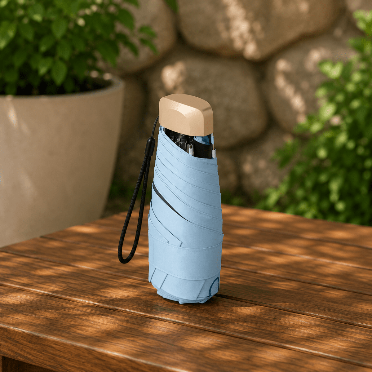 Pocket Folding Umbrella – Featherweight Rain & Sun Shield for Travel & Everyday Carry | Thomler