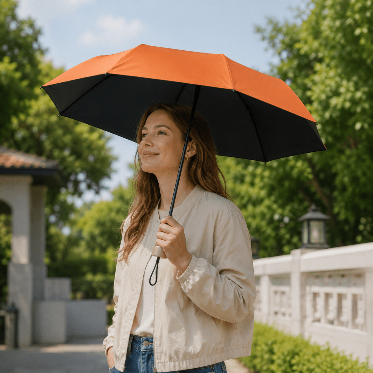 Pocket Folding Umbrella – Featherweight Rain & Sun Shield for Travel & Everyday Carry | Thomler