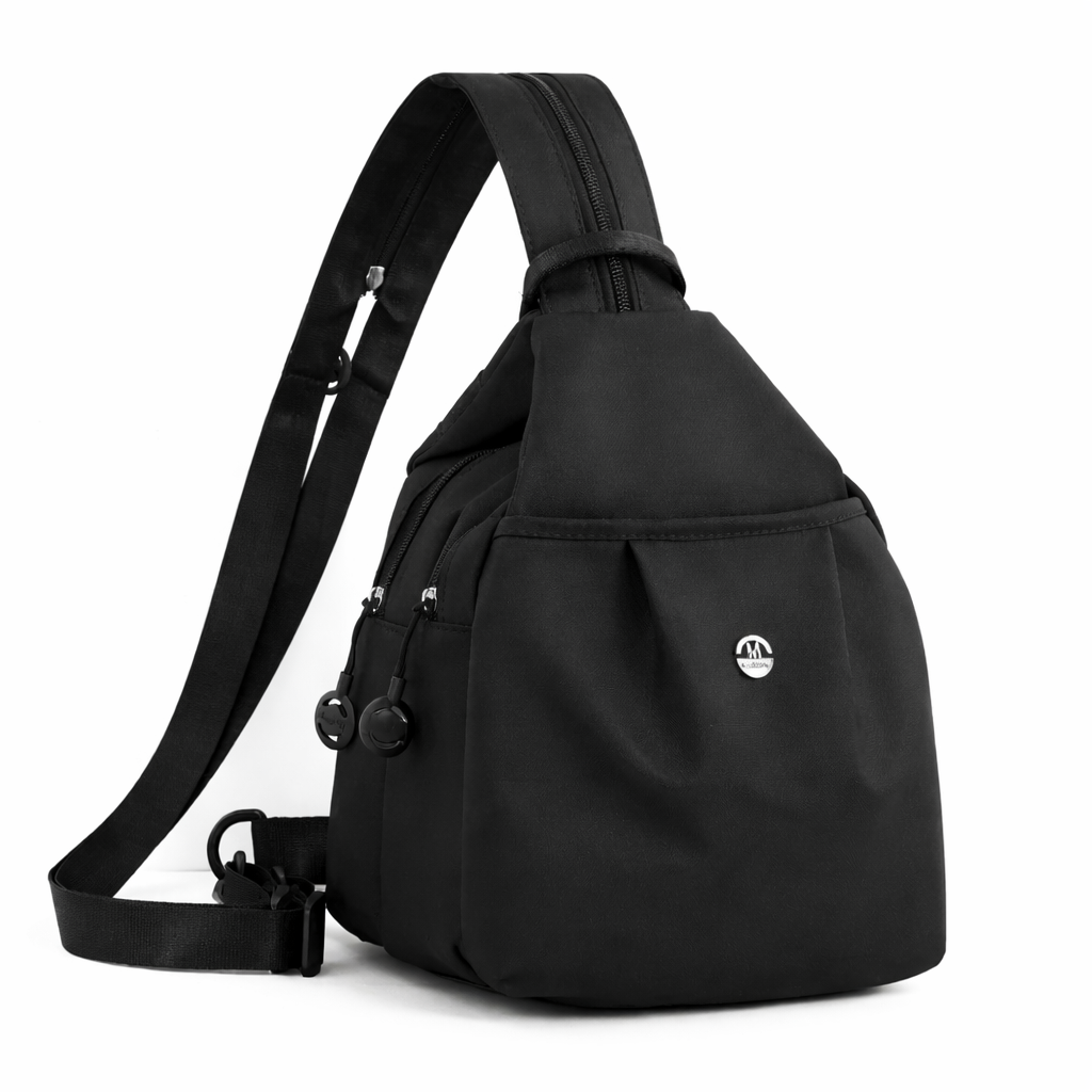 Convertible Urban Crossbody Bag with Hidden Pocket – Wear as Backpack, Shoulder Bag or Sling – Water-Resistant Oxford Nylon Organizer for | Thomler