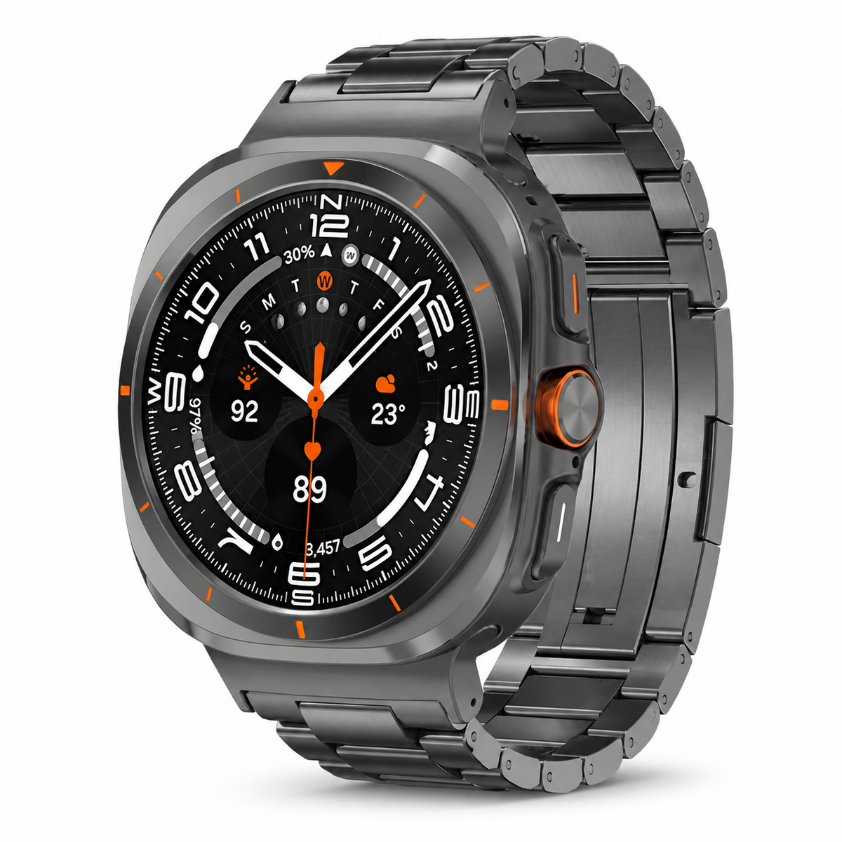 Premium Metal Link Wristband for Samsung Galaxy Watch Ultra 47mm – Titanium & Steel Construction | Thomler