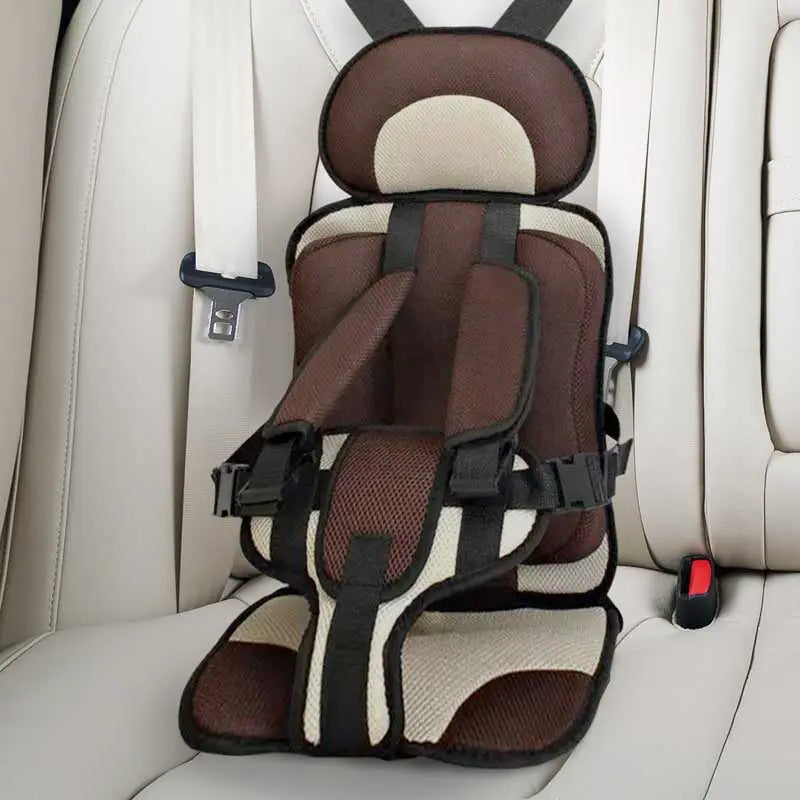 Portable Booster Seat with Safety Harness for Kids – Adjustable Travel Car Seat Cushion with Breathable Mesh and Soft Padding – Ages 0-12 | Thomler