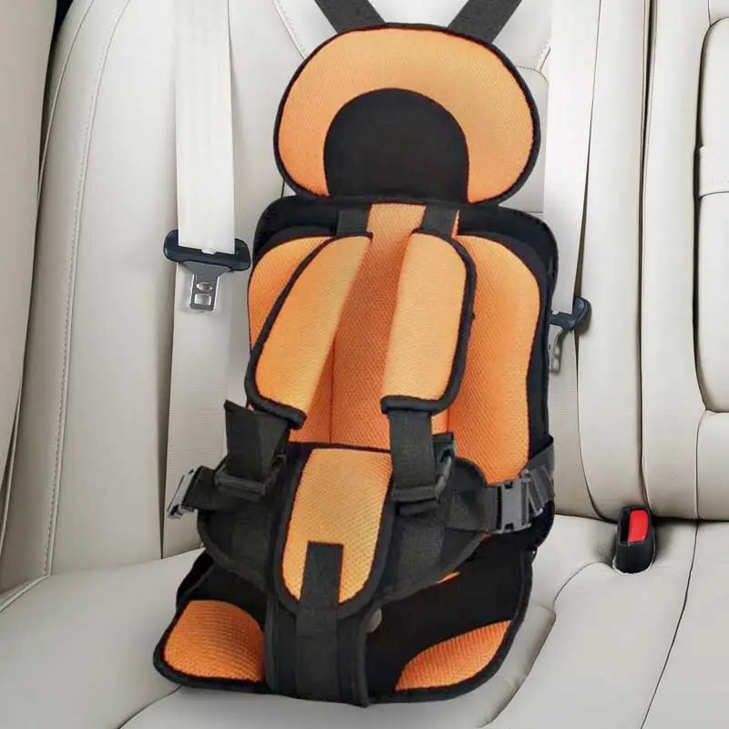 Portable Booster Seat with Safety Harness for Kids – Adjustable Travel Car Seat Cushion with Breathable Mesh and Soft Padding – Ages 0-12 | Thomler