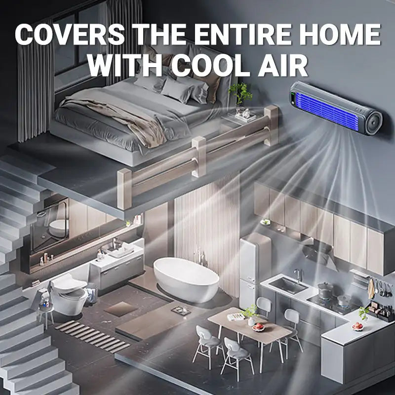 Personal Desktop Air Cooler with Three Fan Speeds for Office, Bedroom & Travel | USB Rechargeable Compact Cooling Fan | Thomler