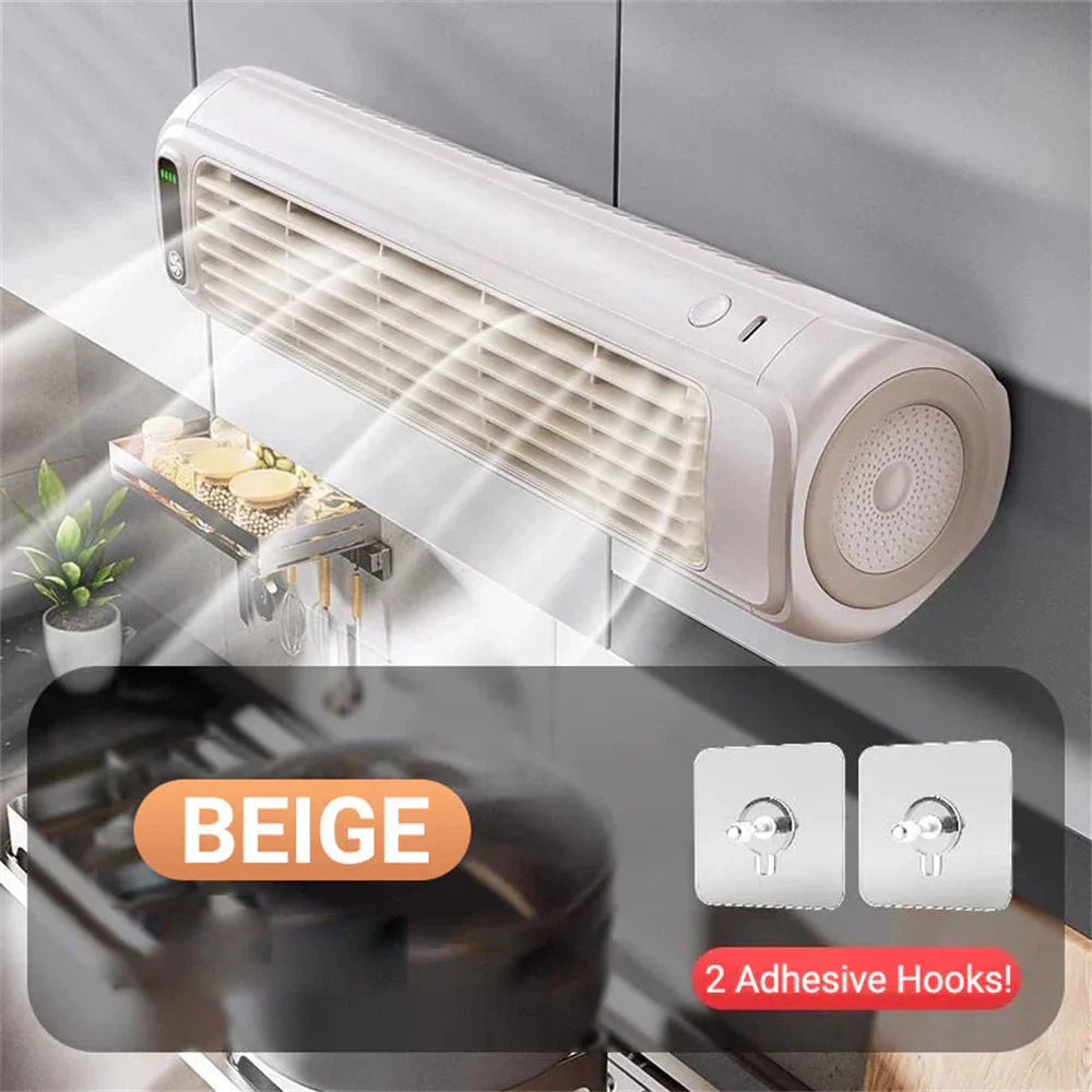Personal Desktop Air Cooler with Three Fan Speeds for Office, Bedroom & Travel | USB Rechargeable Compact Cooling Fan | Thomler
