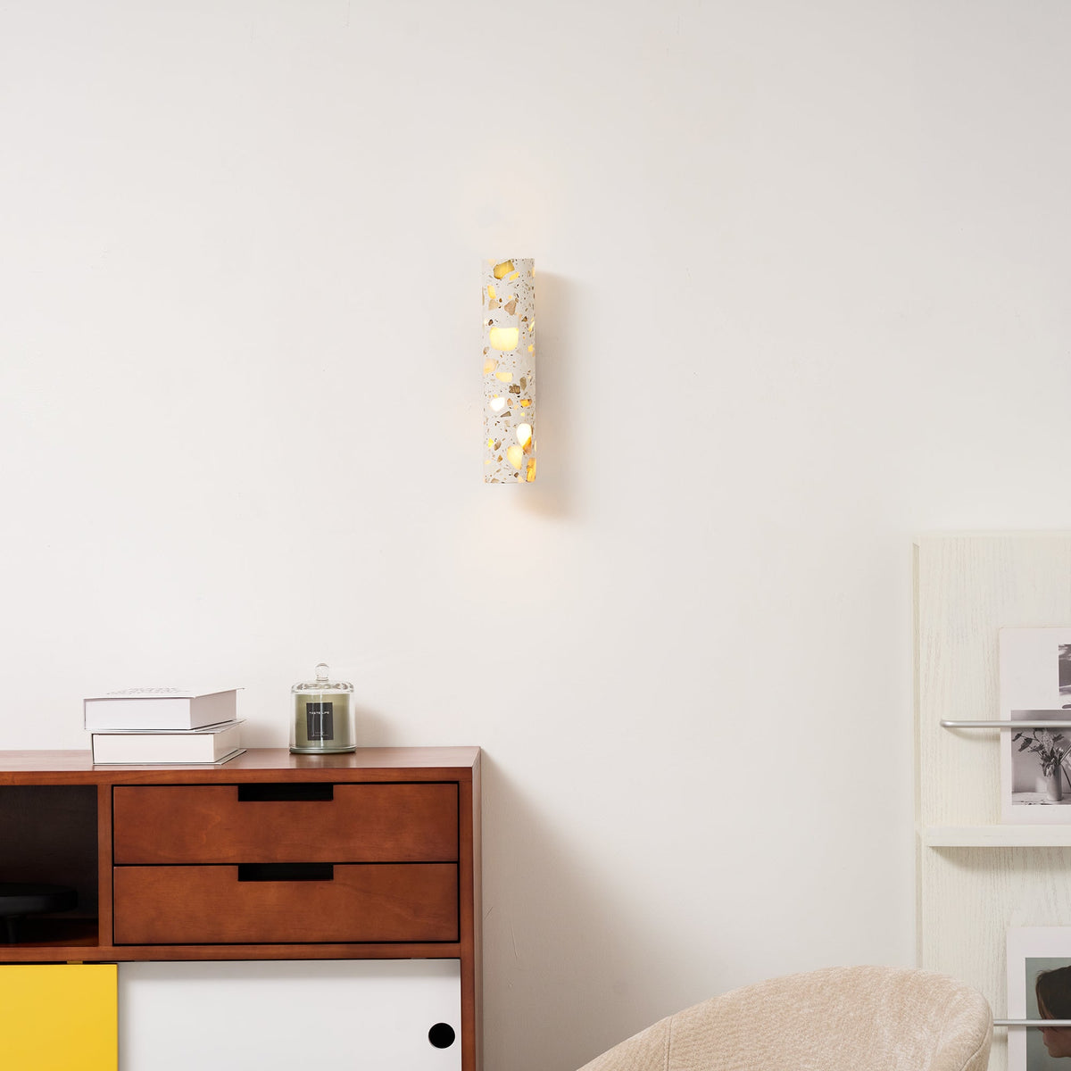 Cylindrical Wall Sconce with Soft Ambient Glow & Modern Profile for Bedroom, Living Room & Hallway | Thomler