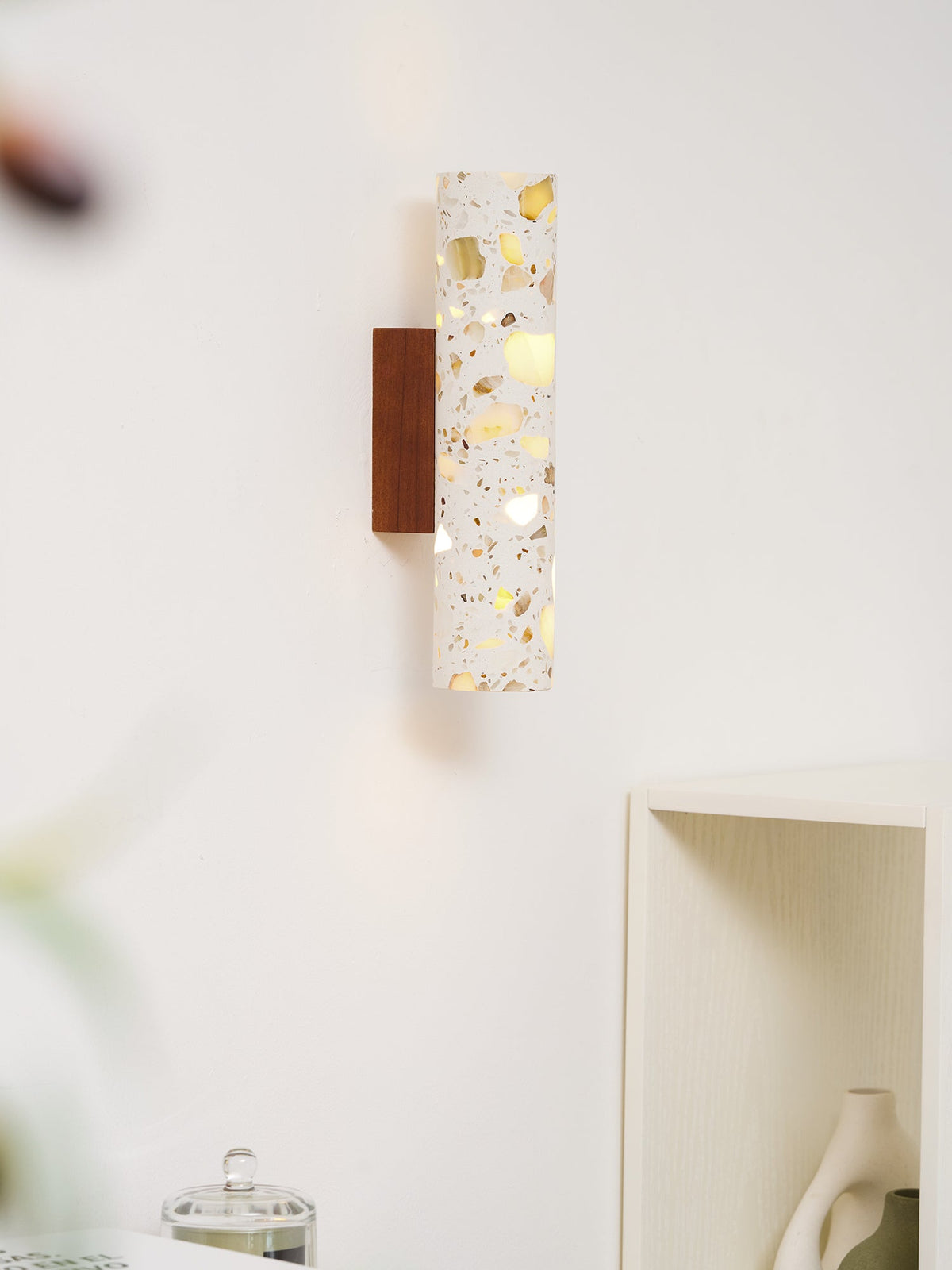 Cylindrical Wall Sconce with Soft Ambient Glow & Modern Profile for Bedroom, Living Room & Hallway | Thomler