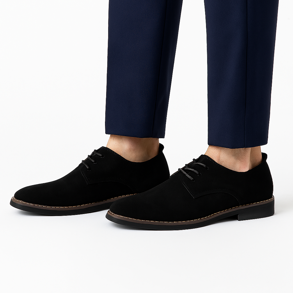 Men's Oxford Dress Shoes – Smooth Leather Finish, Classic Tie Closure, Versatile Office & Casual Wear for Every Day | Thomler