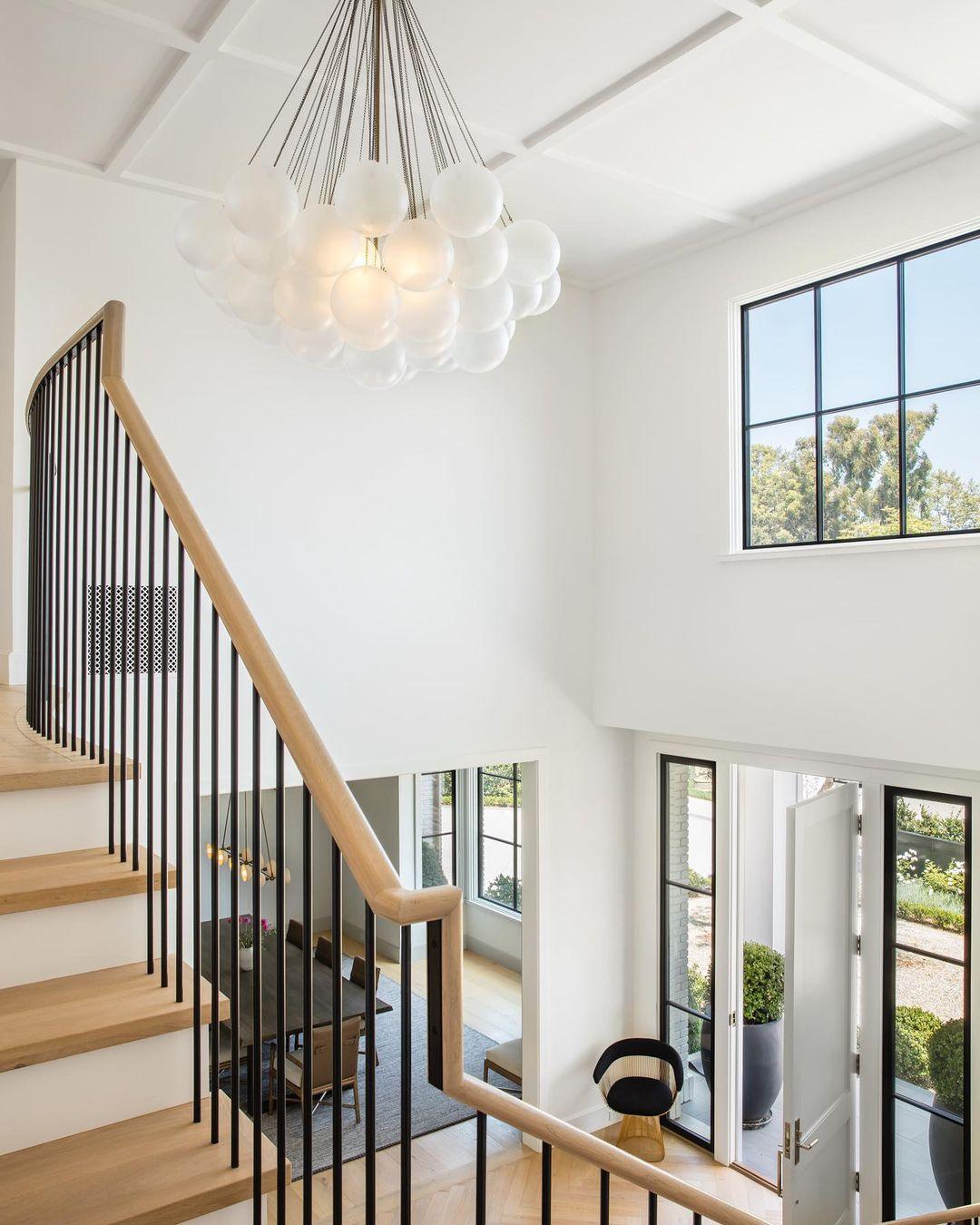 Frosted Glass Orb Chandelier 15.8 in x 33.5 in Indoor Ceiling Light 19-73 Heads Adjustable Modern Dining Room Living Room Pendant Fixture | Thomler