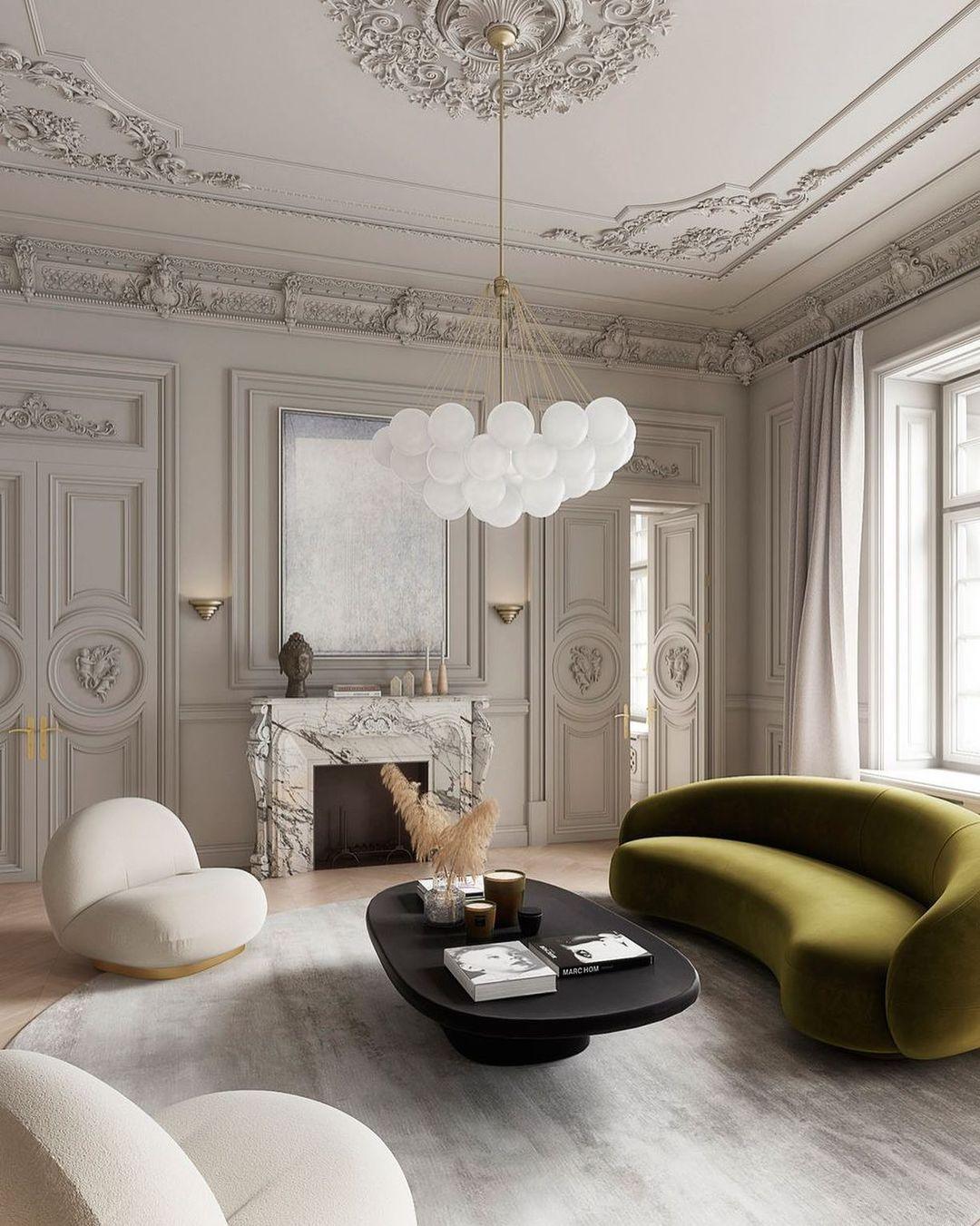 Frosted Glass Orb Chandelier 15.8 in x 33.5 in Indoor Ceiling Light 19-73 Heads Adjustable Modern Dining Room Living Room Pendant Fixture | Thomler