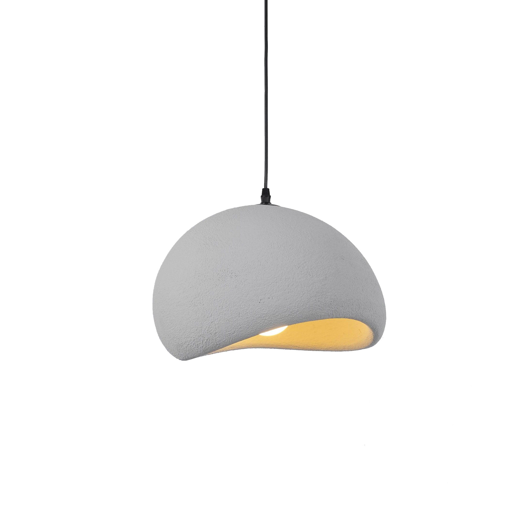 Khmara Pendant Light LED 11.8 in Grey Indoor Ceiling Lamp Adjustable Hanging | Thomler