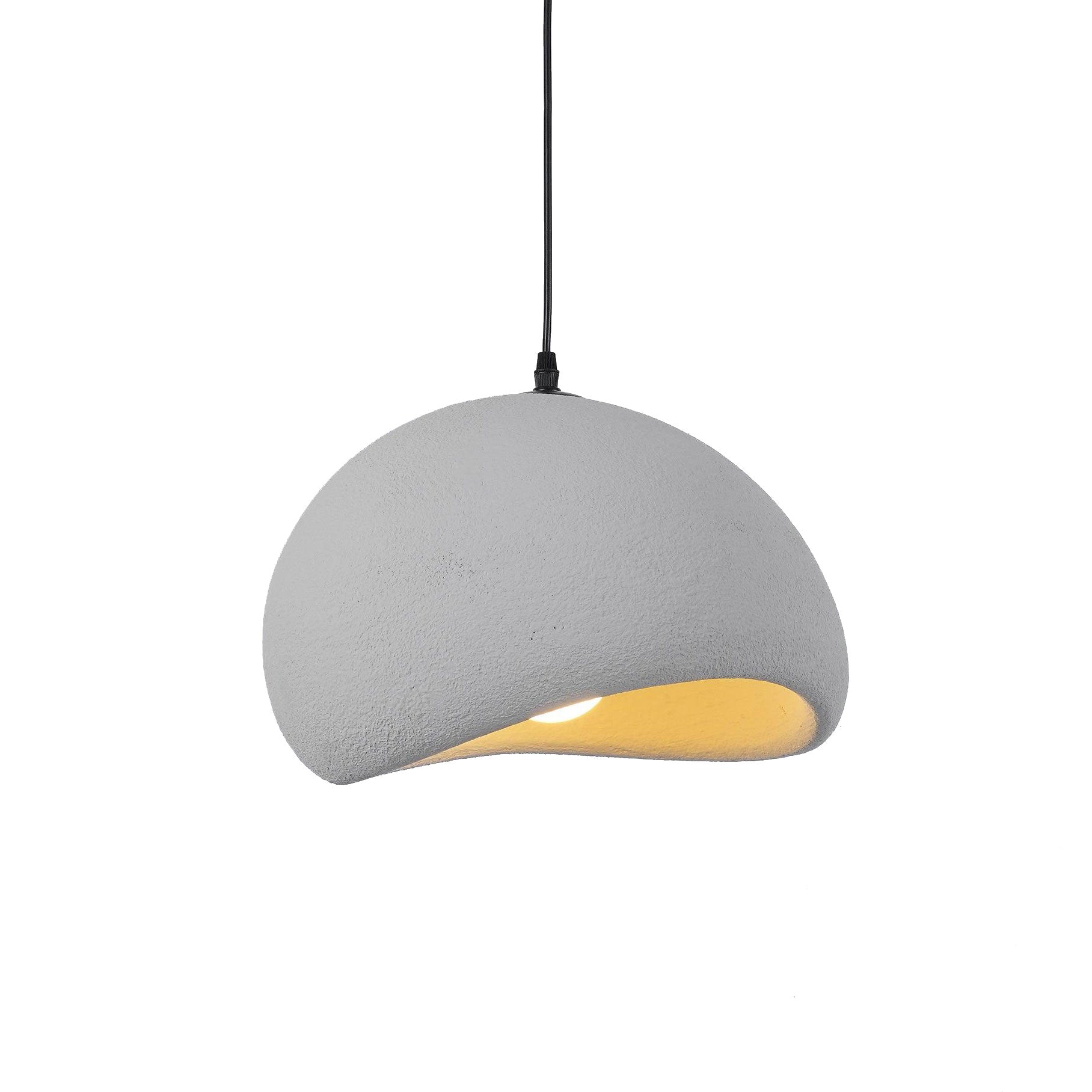 Khmara Pendant Light LED 11.8 in Grey Indoor Ceiling Lamp Adjustable Hanging | Thomler