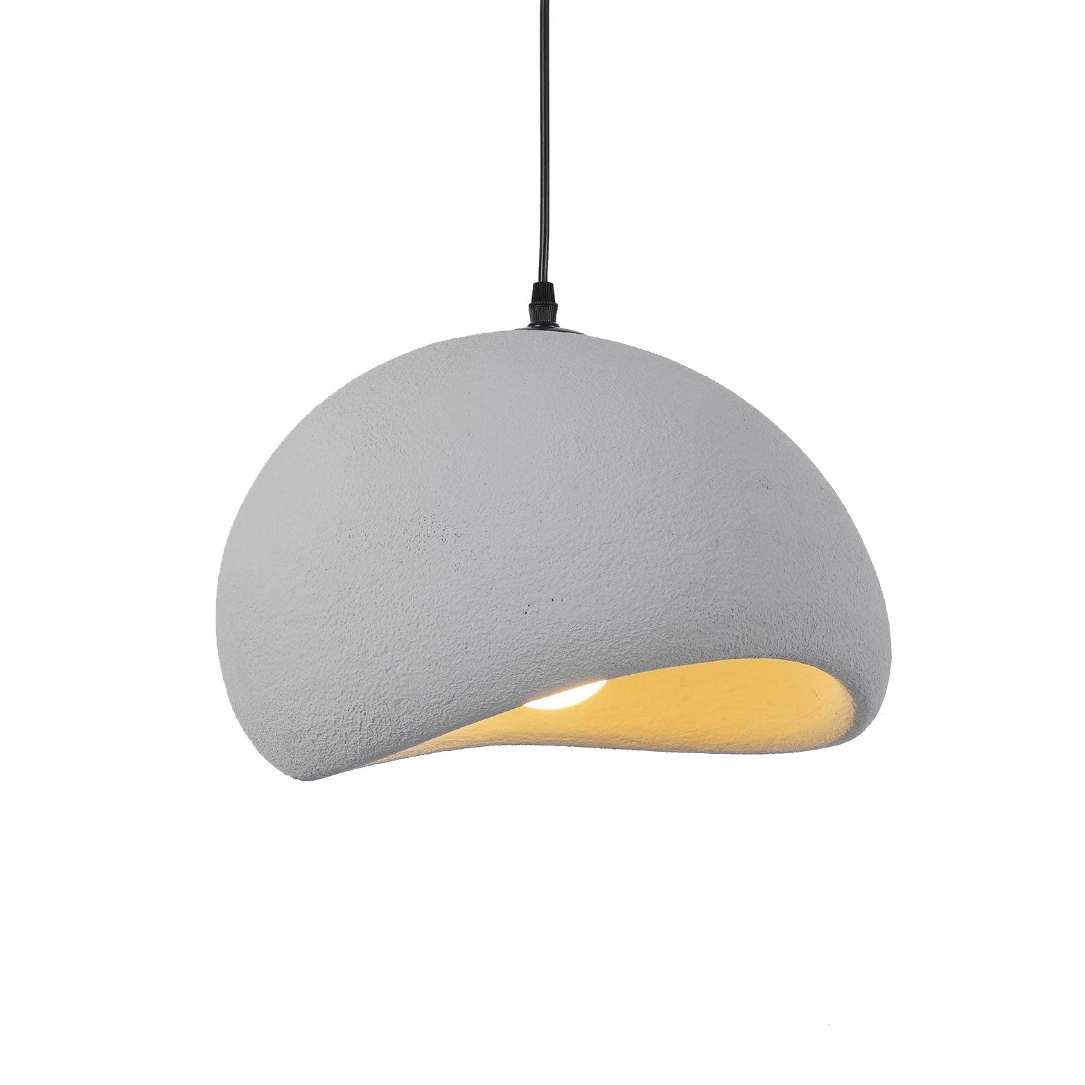 Khmara Pendant Light LED 11.8 in Grey Indoor Ceiling Lamp Adjustable Hanging | Thomler