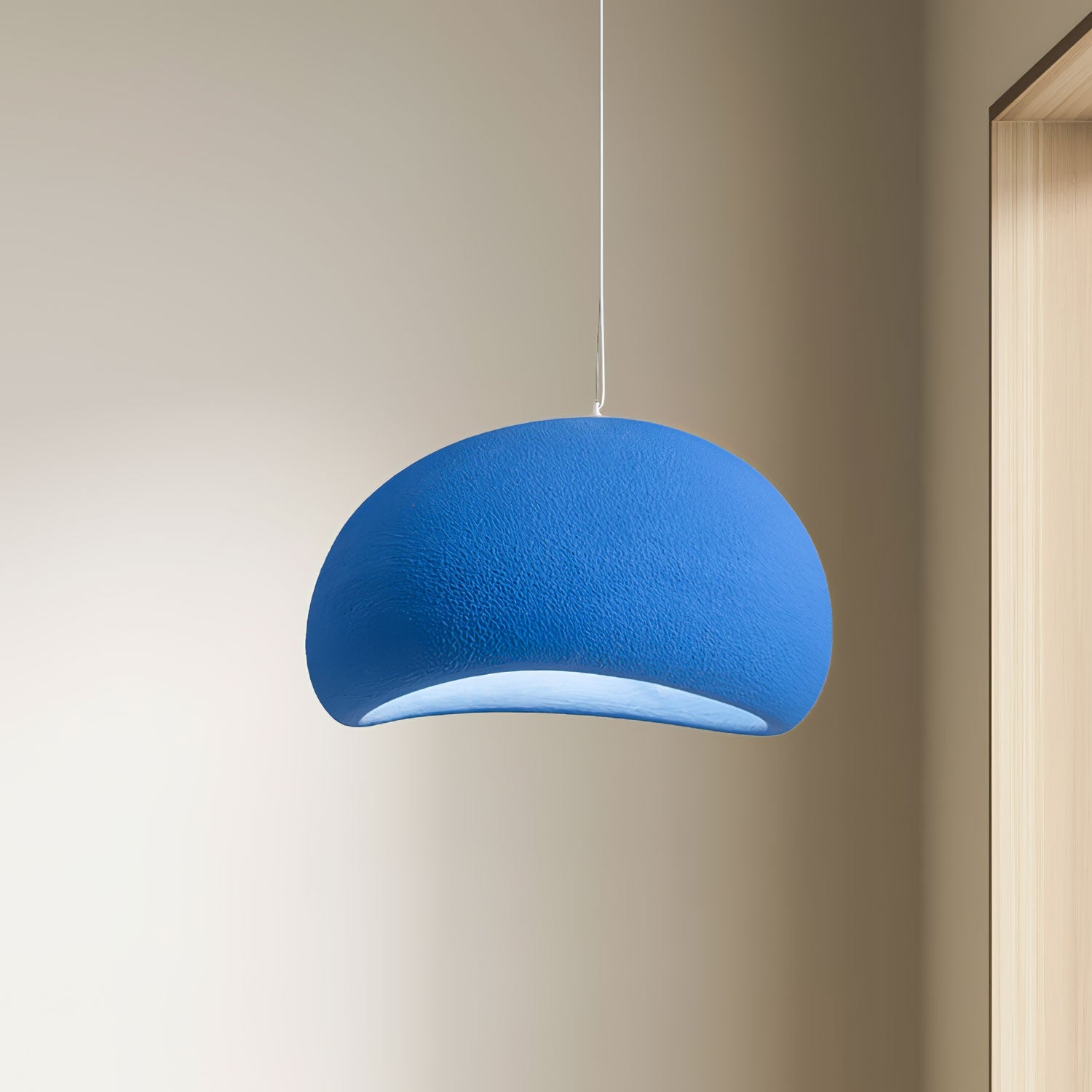 Khmara Pendant Light LED 11.8 in Grey Indoor Ceiling Lamp Adjustable Hanging | Thomler