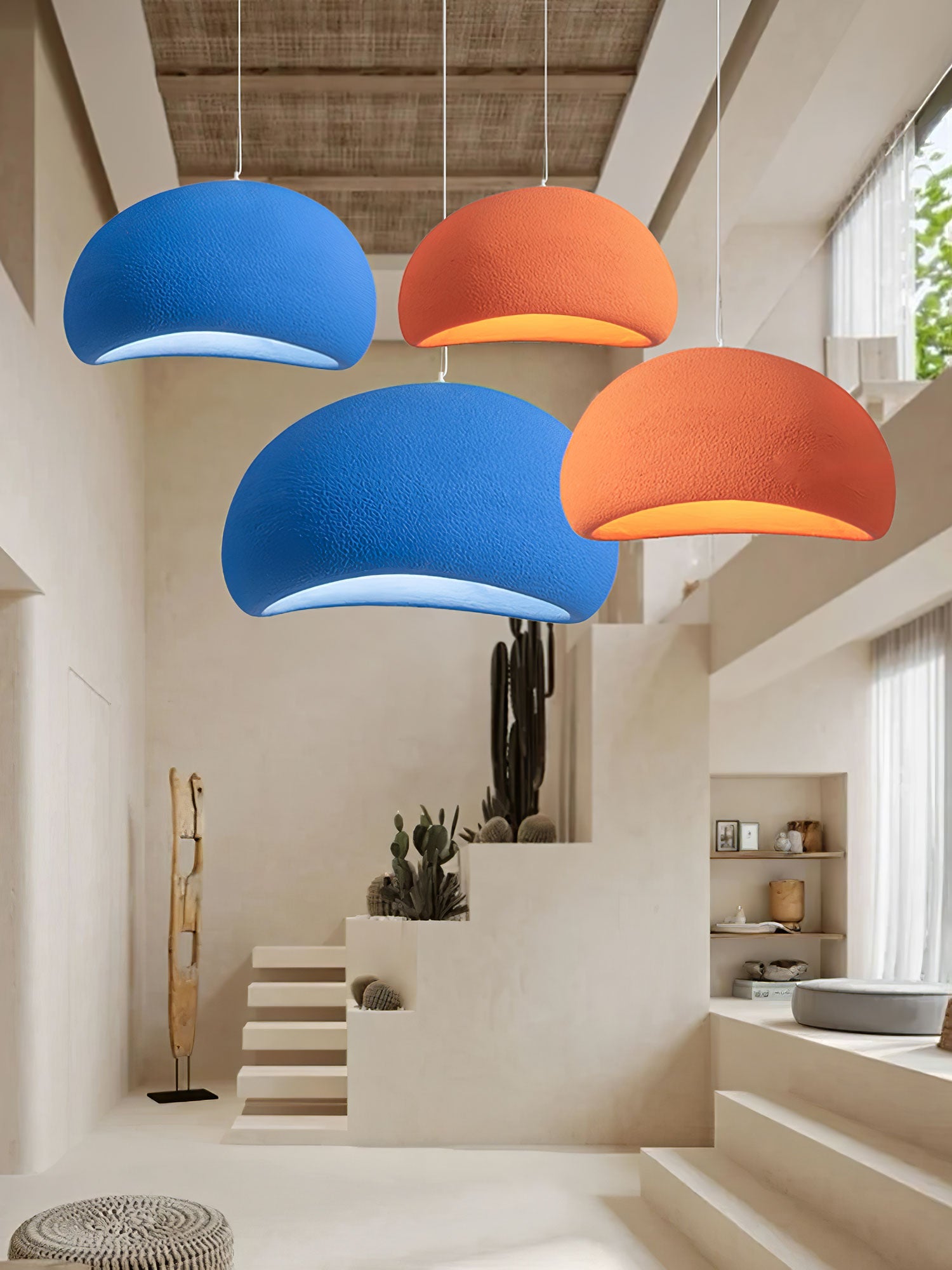 Khmara Pendant Light LED 11.8 in Grey Indoor Ceiling Lamp Adjustable Hanging | Thomler