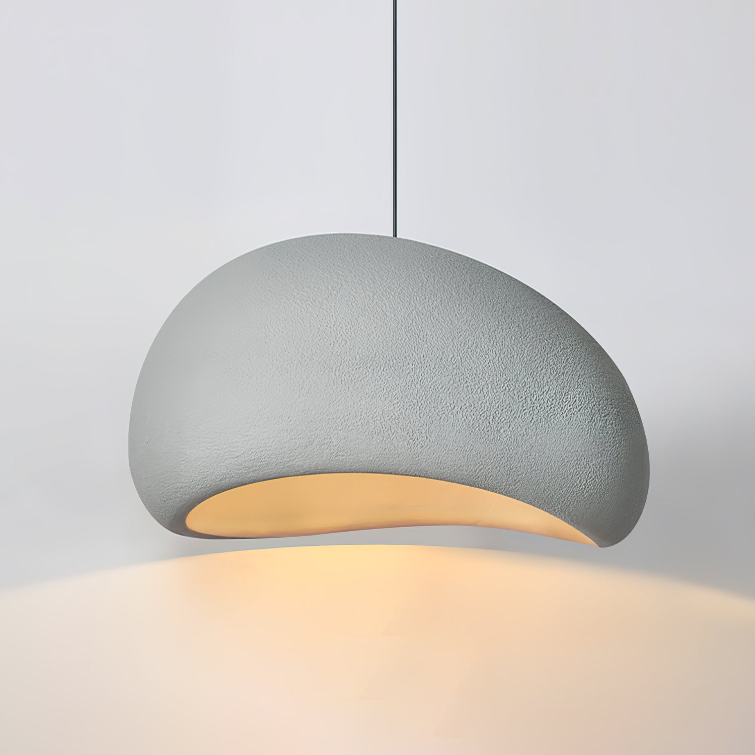 Khmara Pendant Light LED 11.8 in Grey Indoor Ceiling Lamp Adjustable Hanging | Thomler