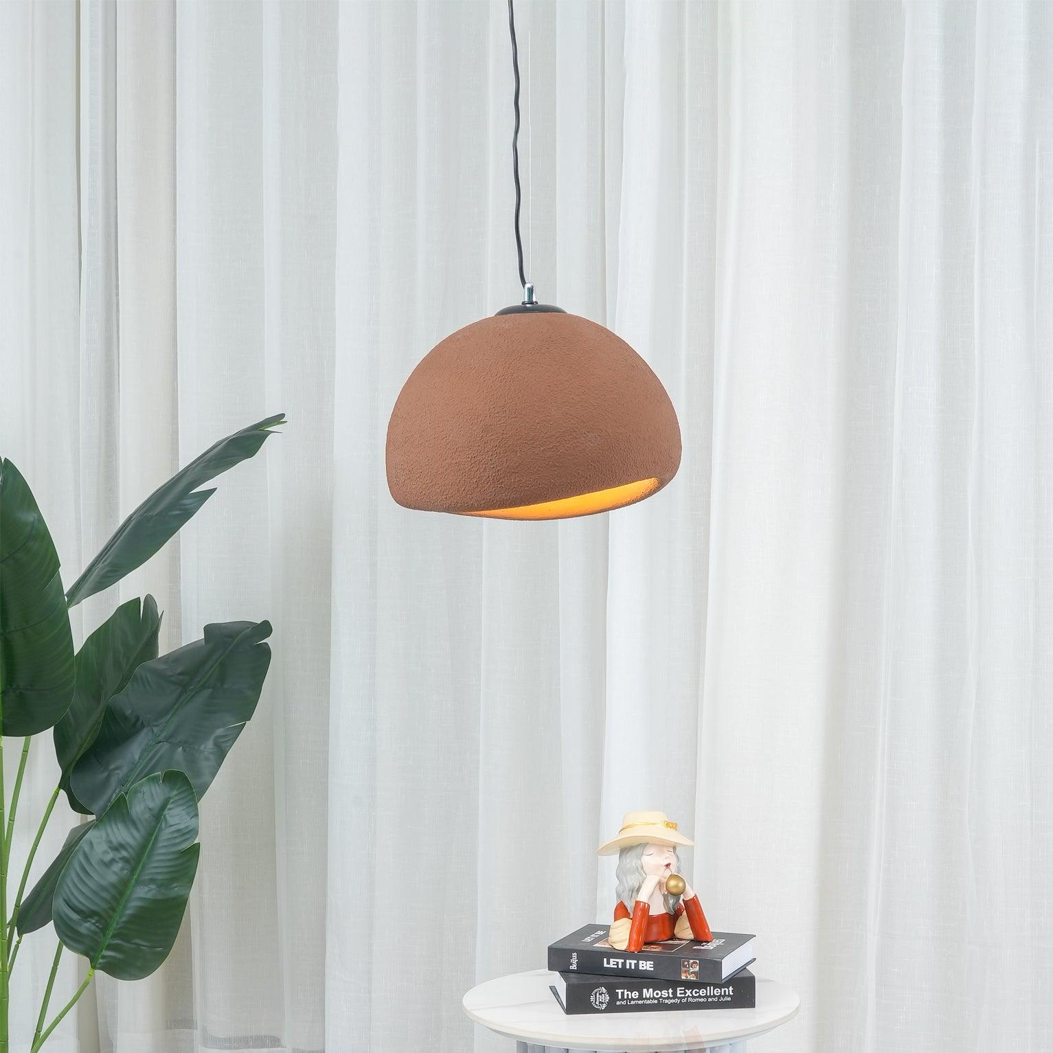 Khmara Pendant Light LED 11.8 in Grey Indoor Ceiling Lamp Adjustable Hanging | Thomler