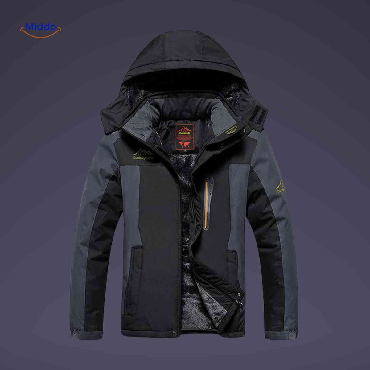 Heavy-Duty Insulated Winter Parka – Waterproof, Windproof, Fleece-Lined for Extreme Cold | Thomler